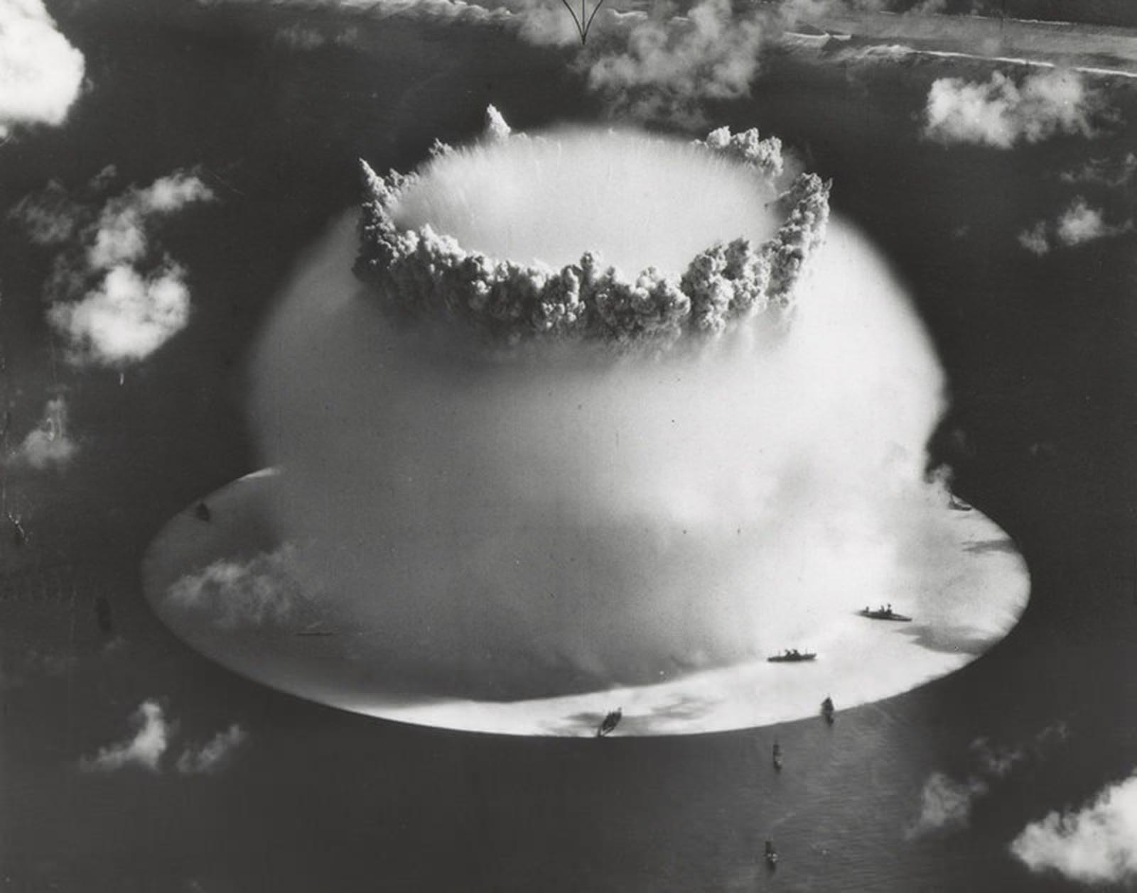 Crossroads Baker, showing the white surface