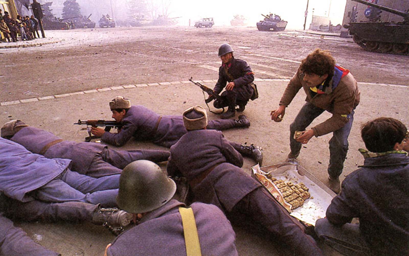 Cakes for the soldiers fighting against the government.