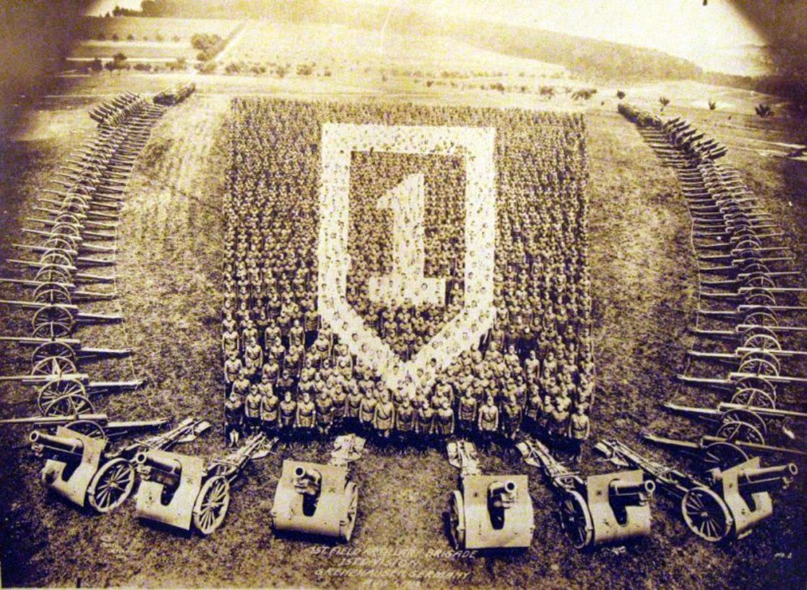 Grenzhausen, Germany, 1st Field Artillery Brigade, 1st Division, 1919