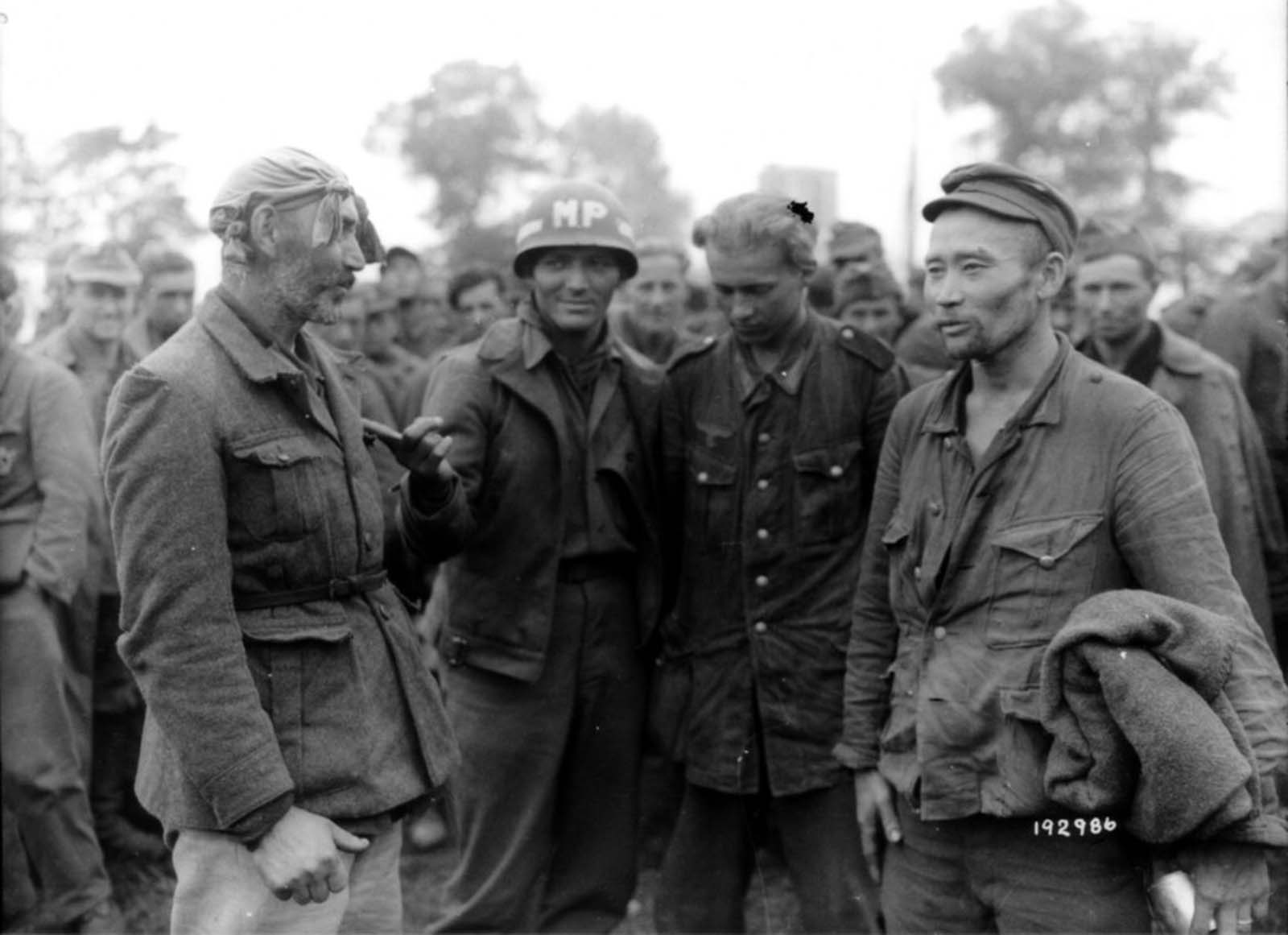 US Military Policeman poses with