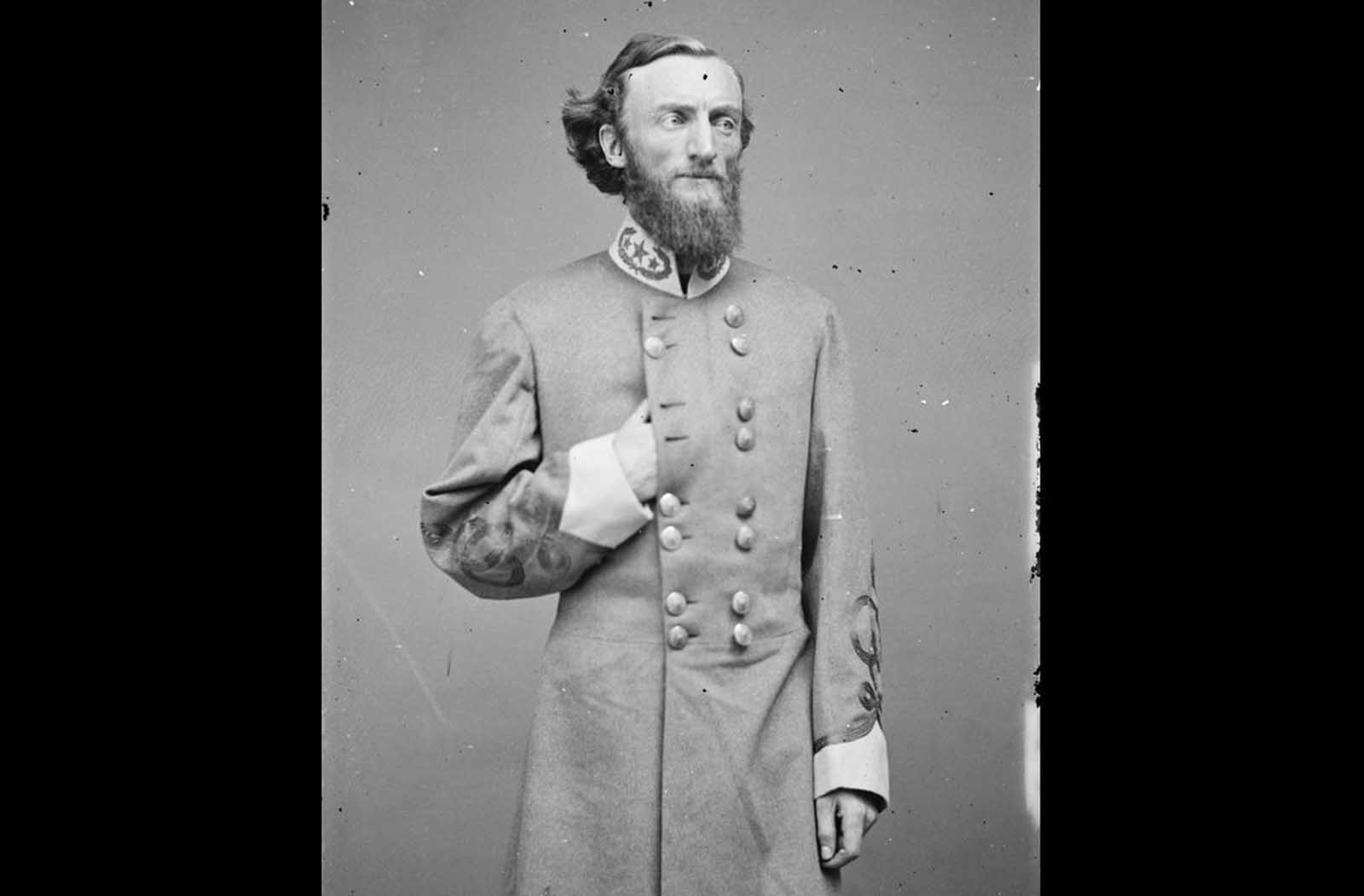 Confederate General J.D. Marmaduke in uniform.