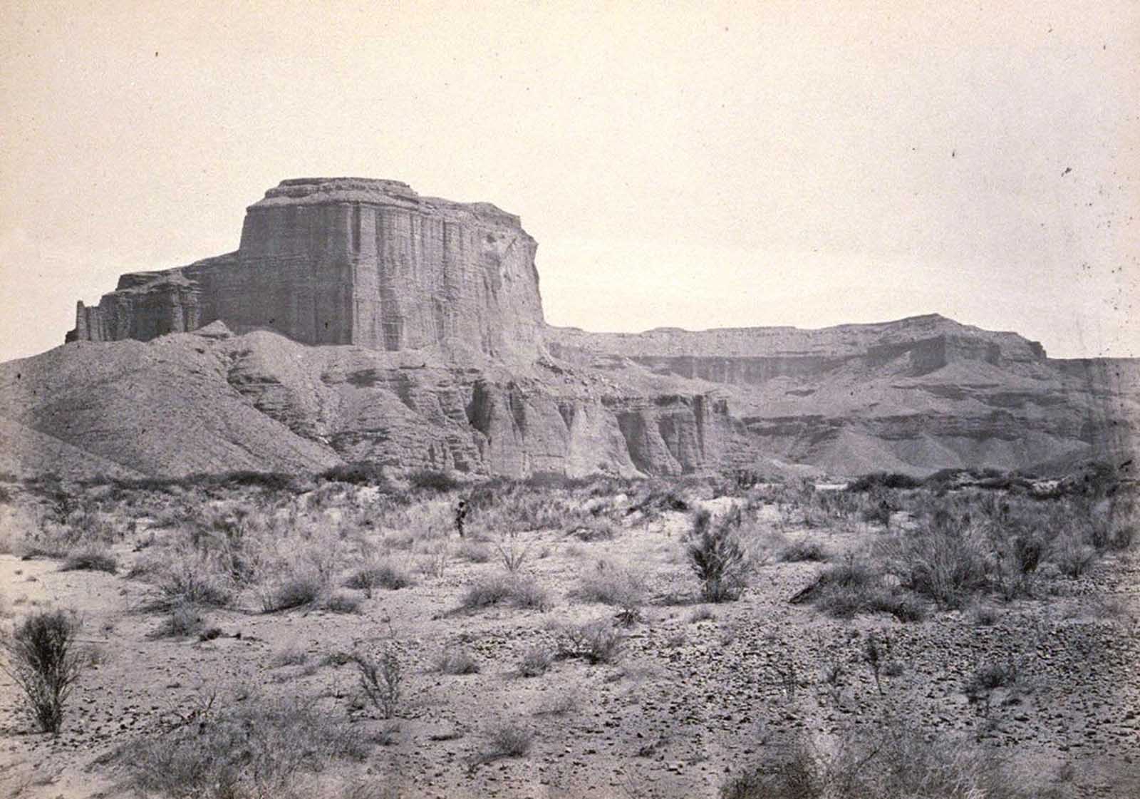 Cathedral Mesa, Colorado River, Arizona, 1871.