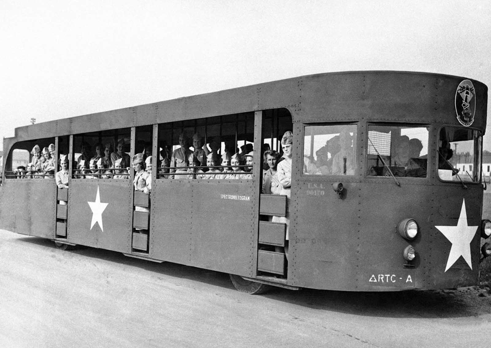 Formerly a New York World's fair excursion bus, the 