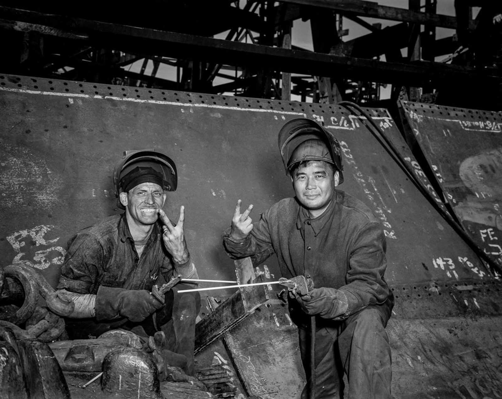 Electric welders.