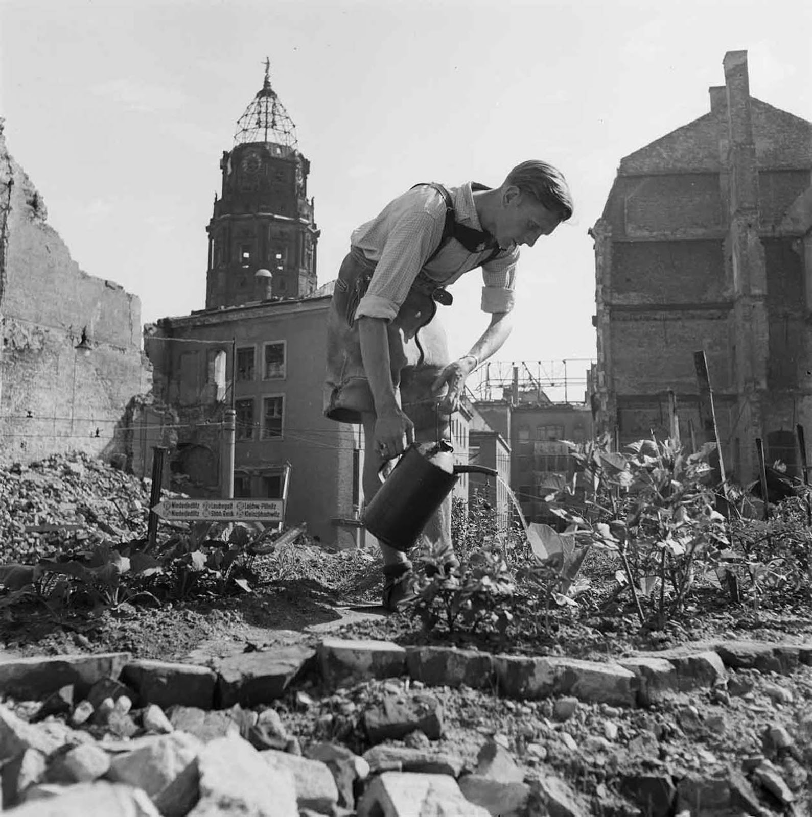 More than half of that bombing’s mass were explosives, wrecking Dresden’s buildings.