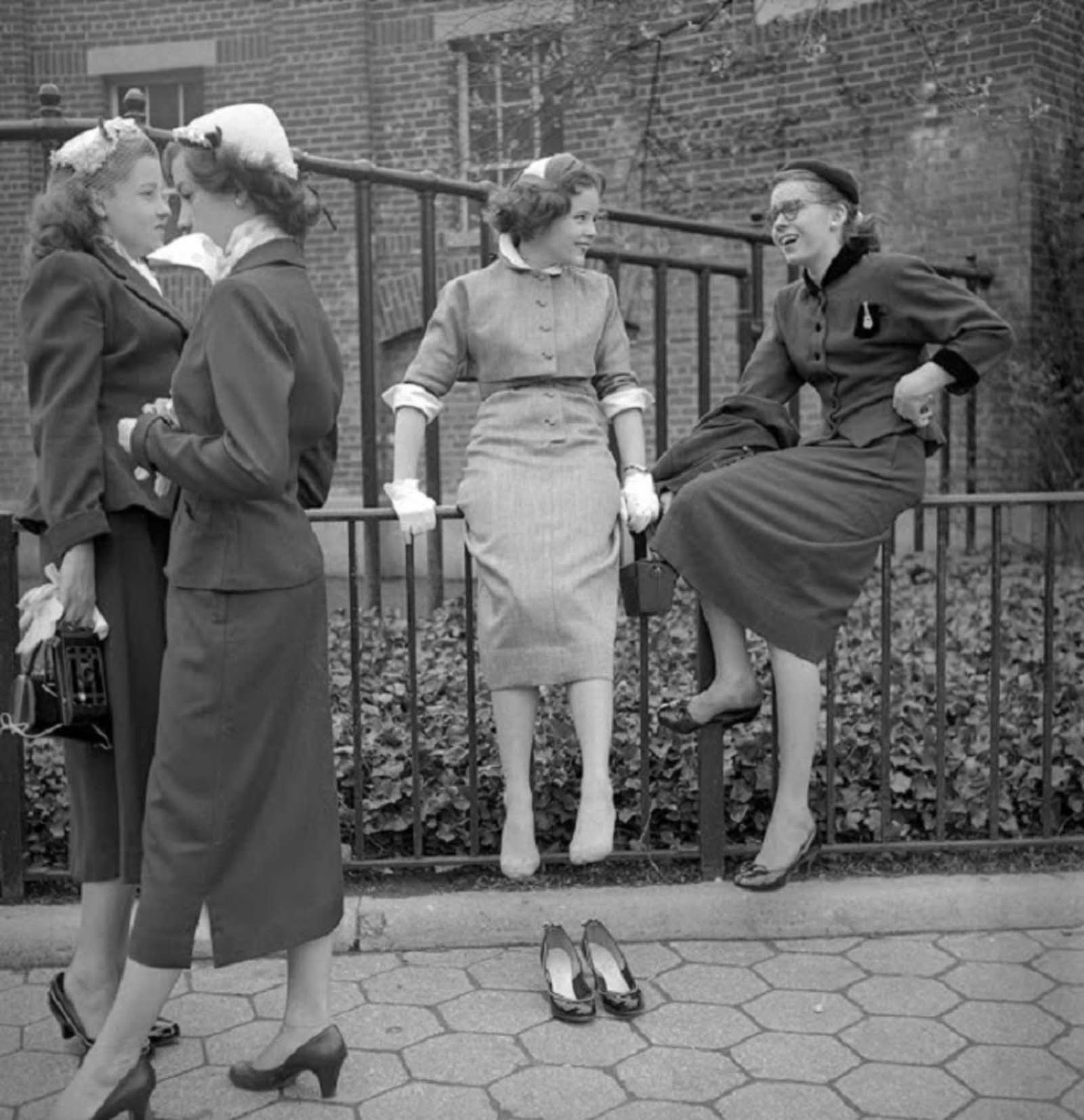 Schoolgirls.