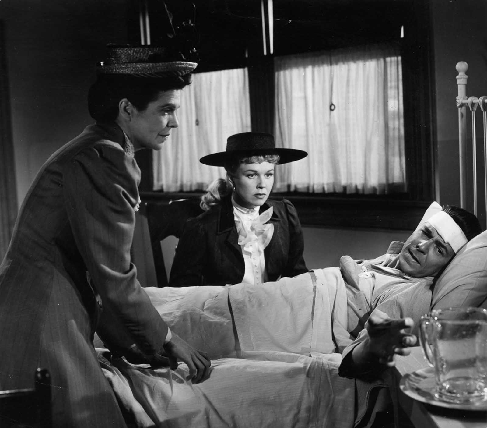 Reagan performs in The Winning Team alongside Dorothy Adams and Doris Day. 1952.