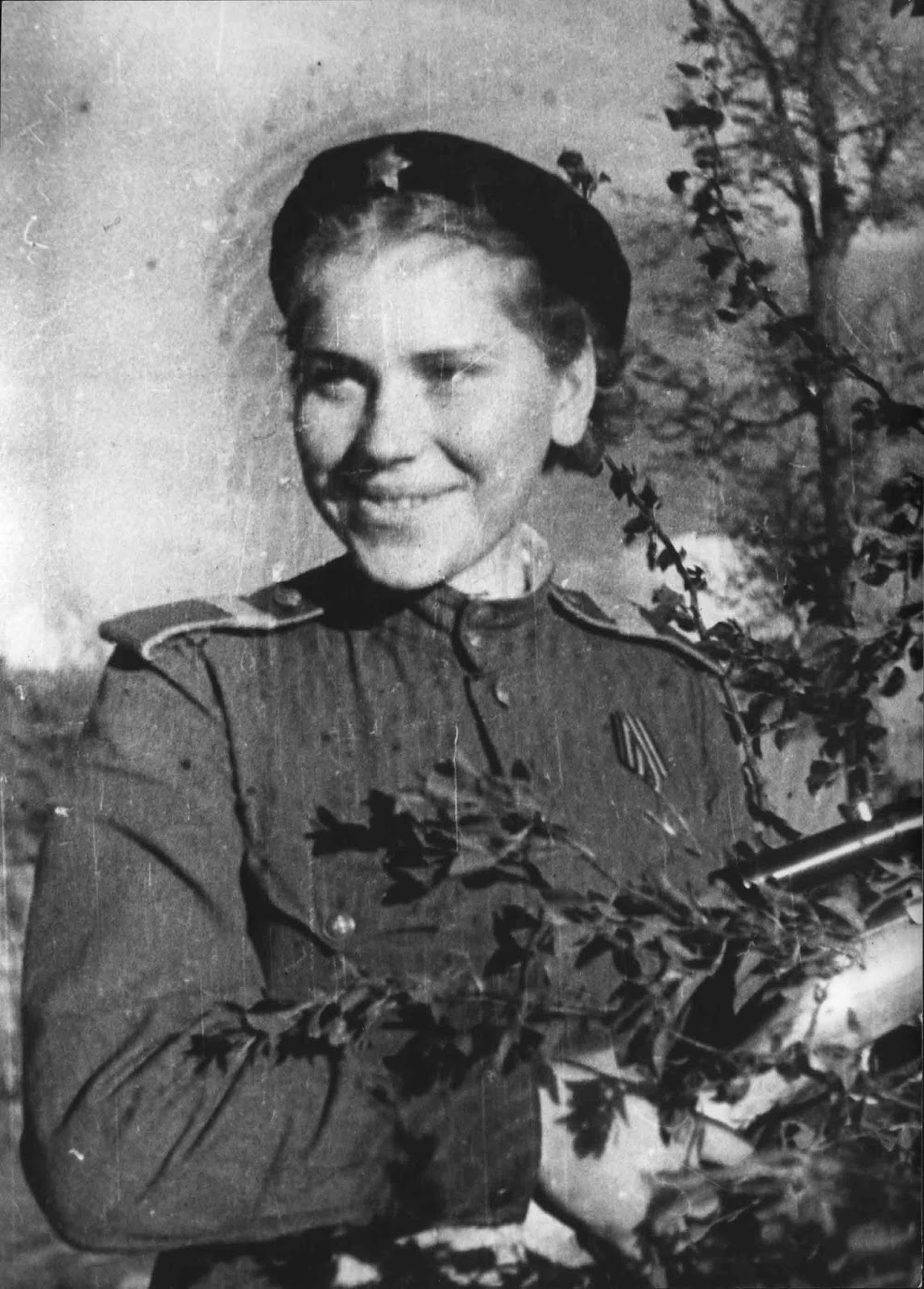 Photography Location: Village Merzlyakov, Vitebsk region, Belarus, USSR. 1944.