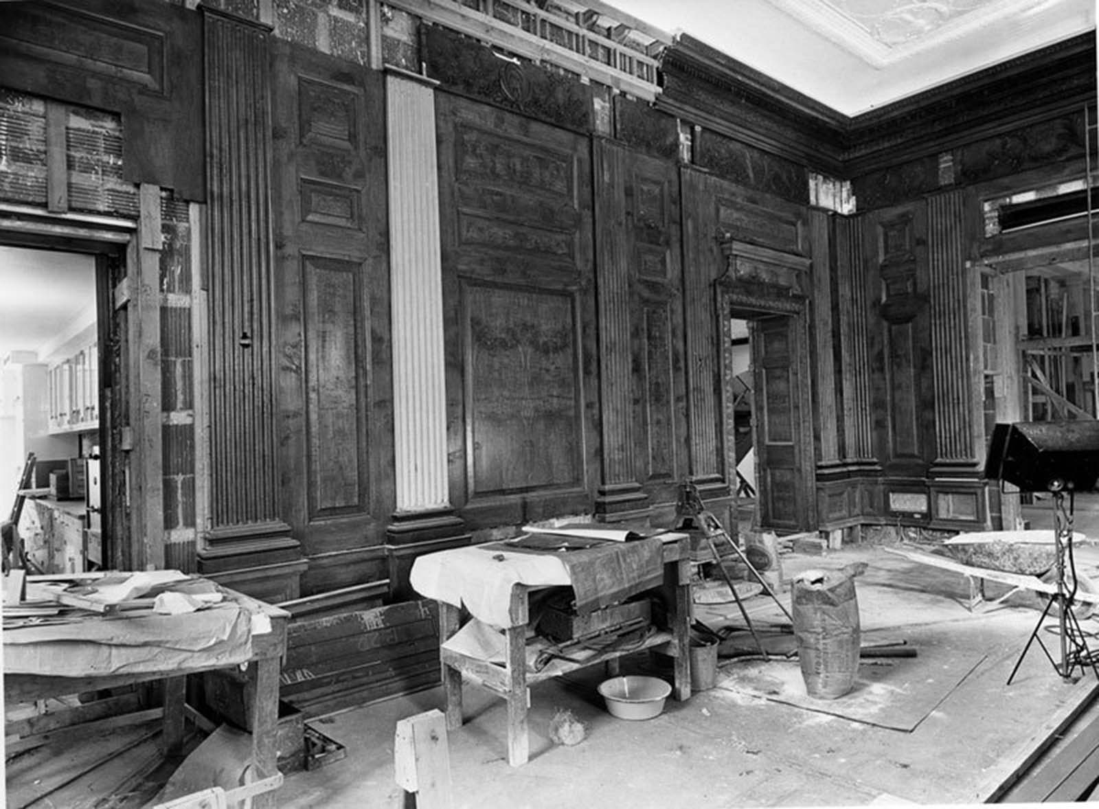 Northeast view of the State Dining Room. 1951.