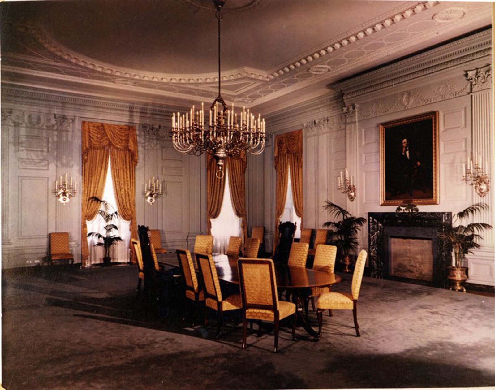 White House State Dining Room. 1952.