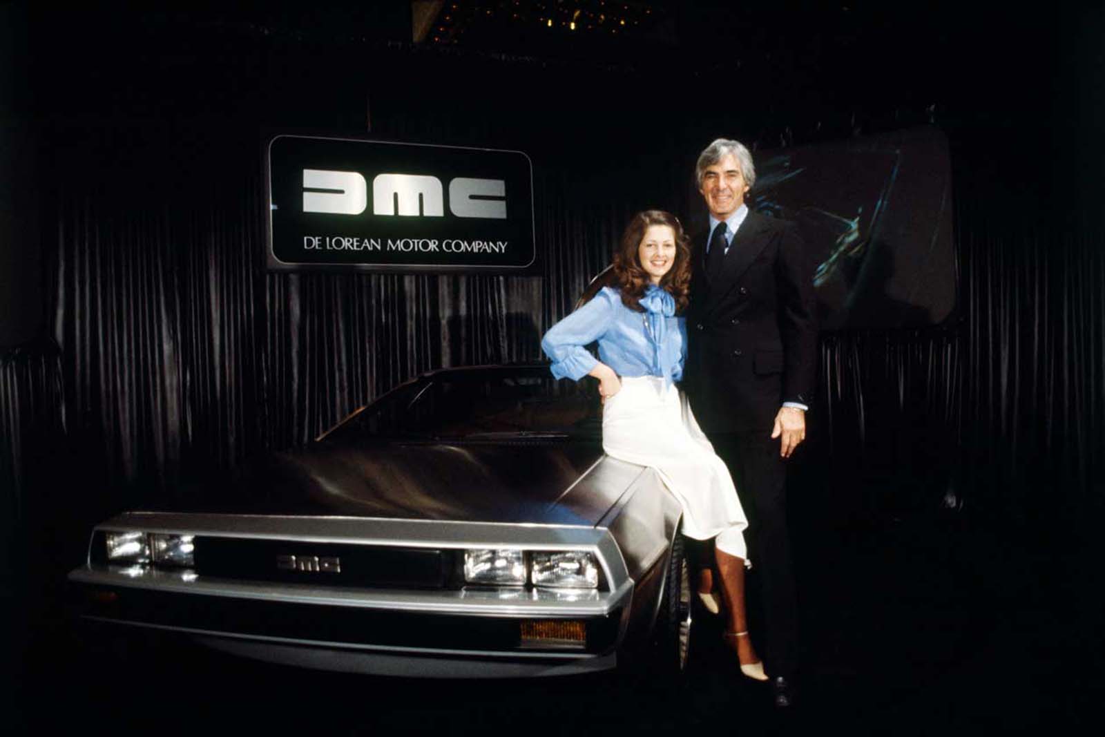 DeLorean and his wife Christina Ferrare. 1980.