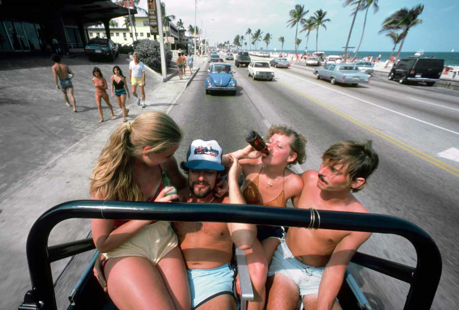  Cruising the streets of Fort Lauderdale. 1982.
