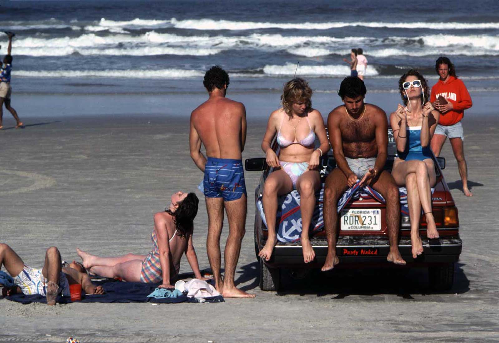  On the trunk at Daytona. 1986.