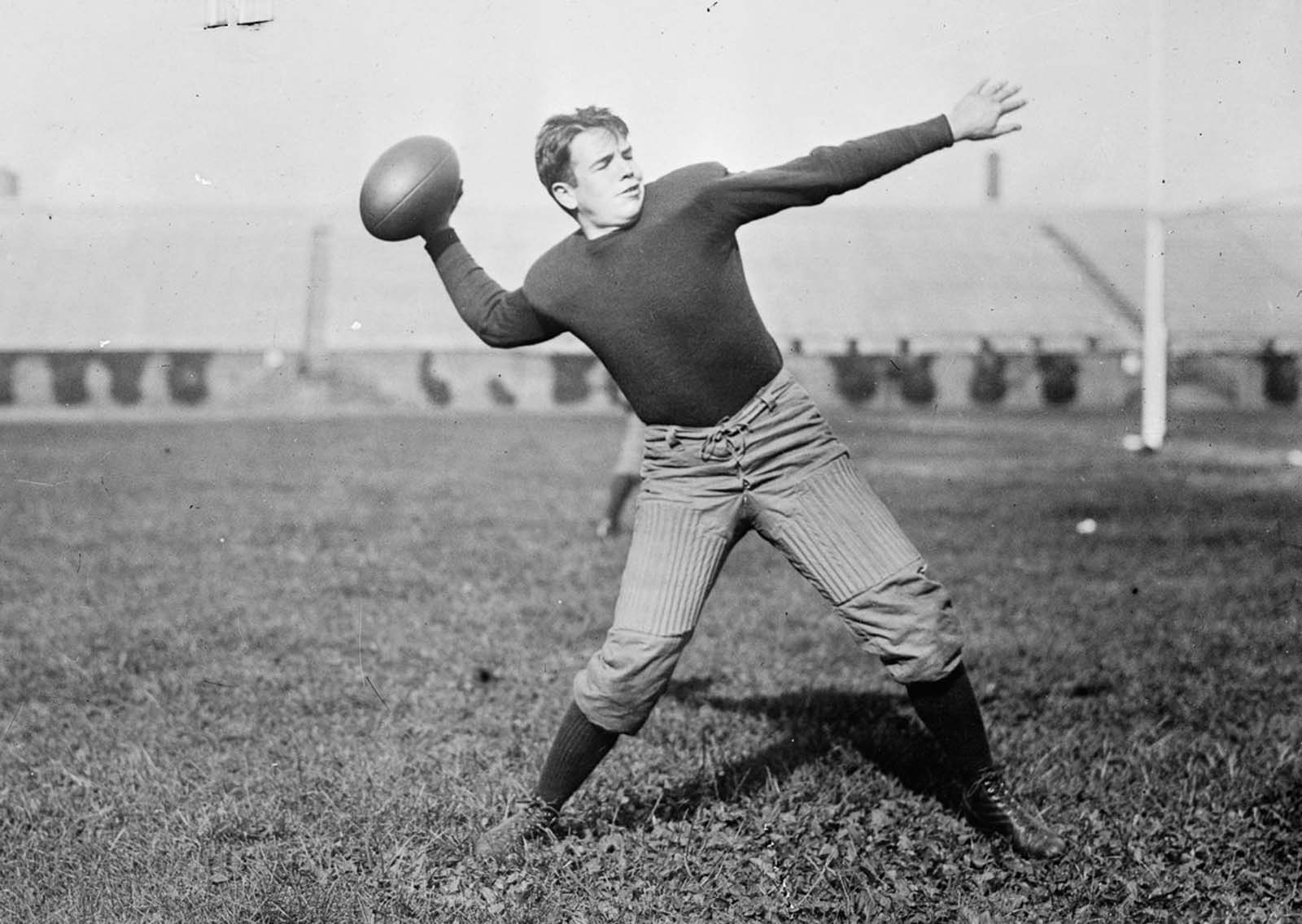 A player for Pennsylvania University. 1910.