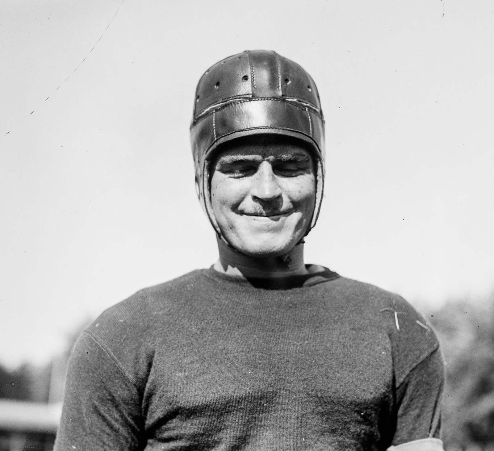 Georgetown University player John Thornton. 1918.