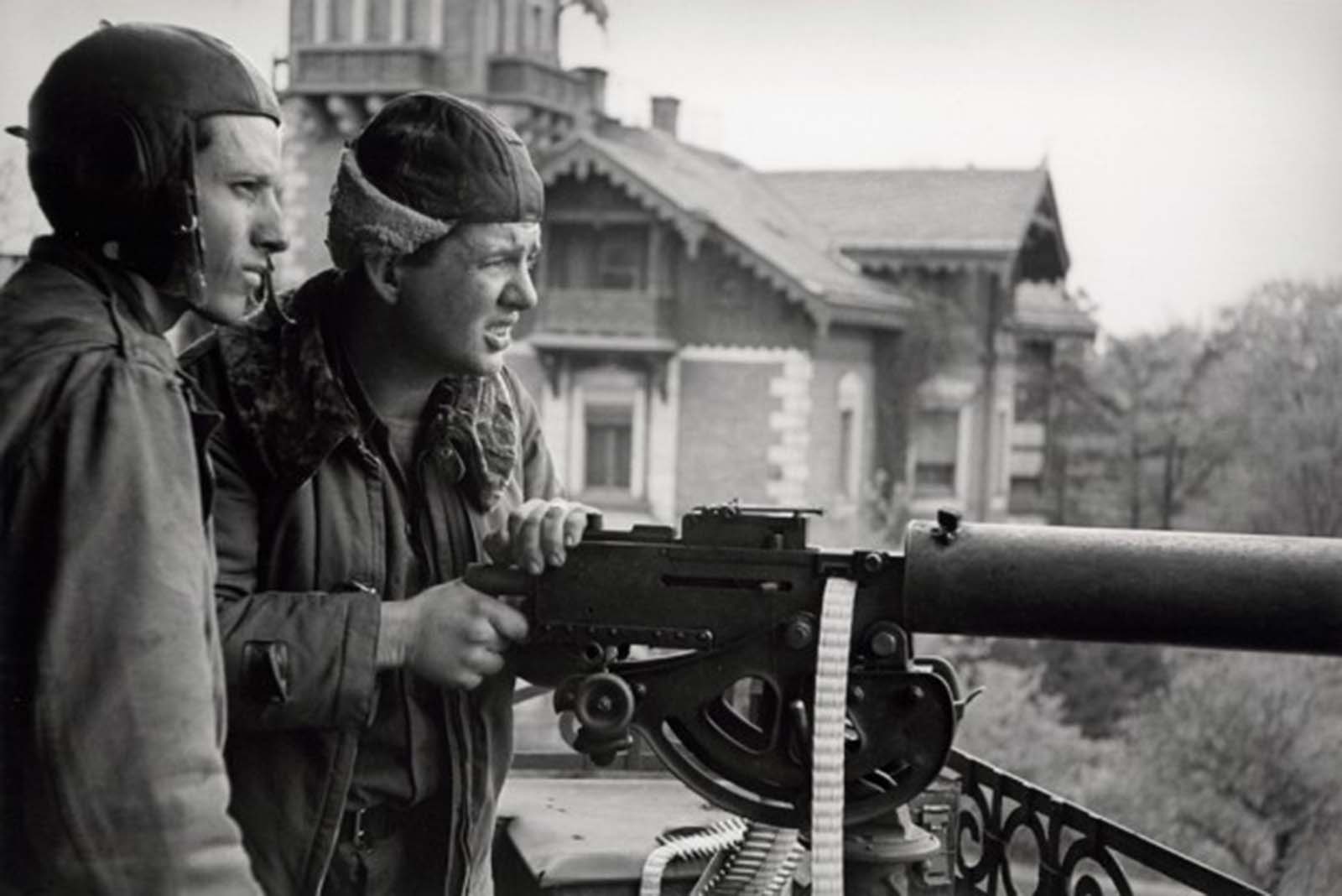 Raymond J. Bowman (left)) and Clarence Ridgeway (right).