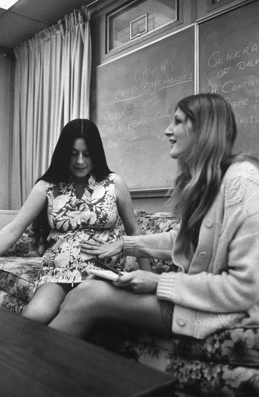 Pregnant high schoolers, Azusa, Calif., 1971.