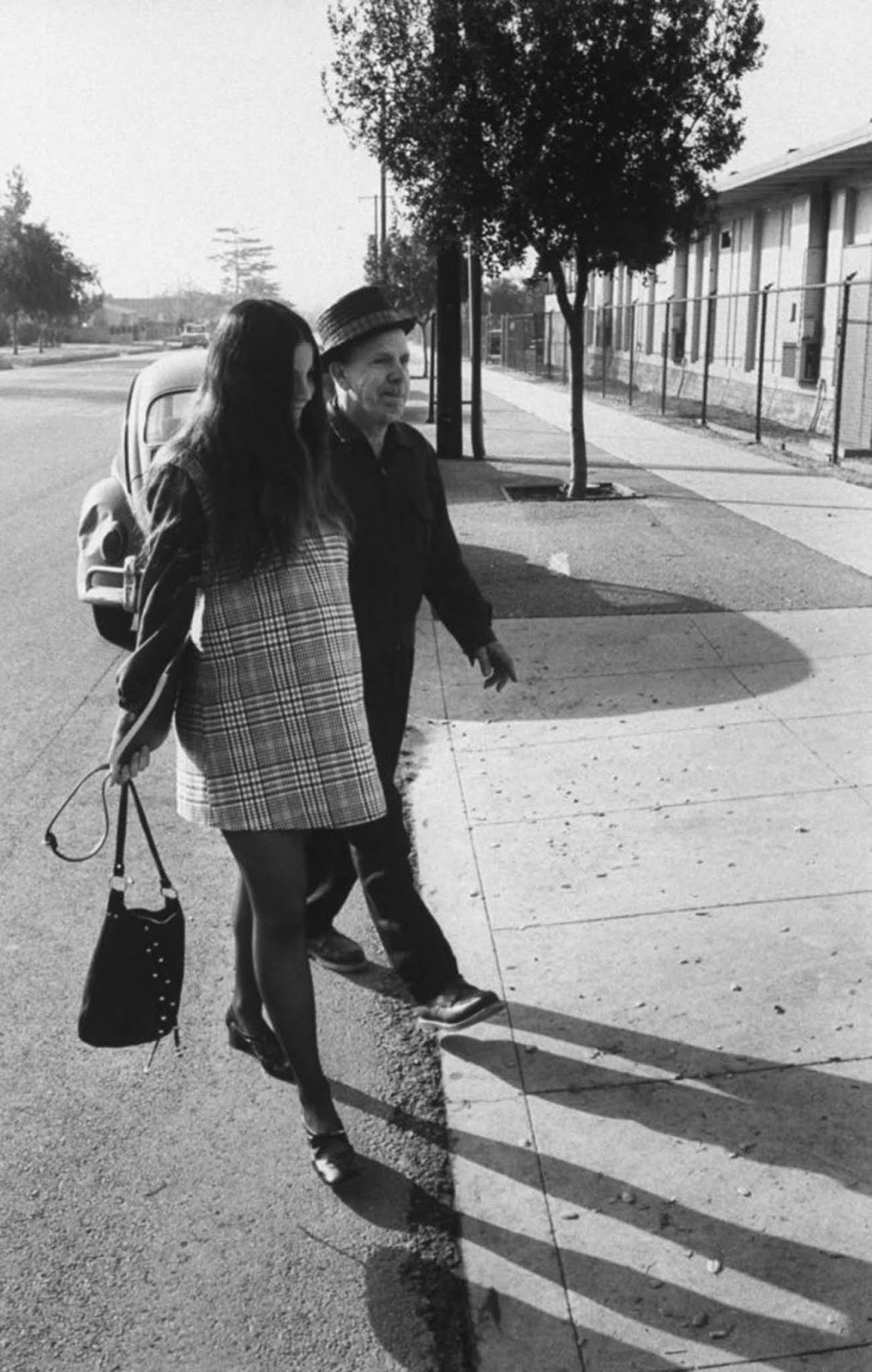 Toward the end of her pregnancy, Judy Fay’s father, an aerospace worker, drove her to and from school each day.