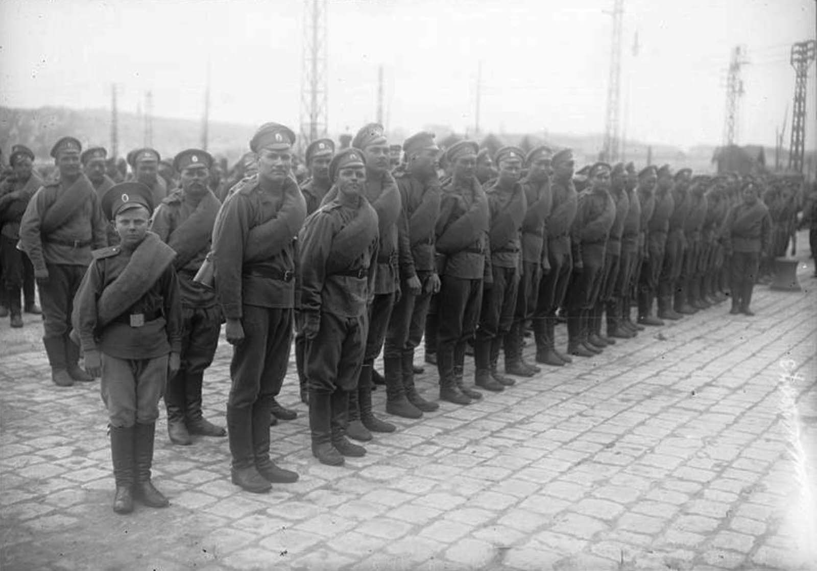 The 1st Russian Special Brigade formed in January, 1916 under the command of General Nikolai Aleksandrovich Lokhvitsky.