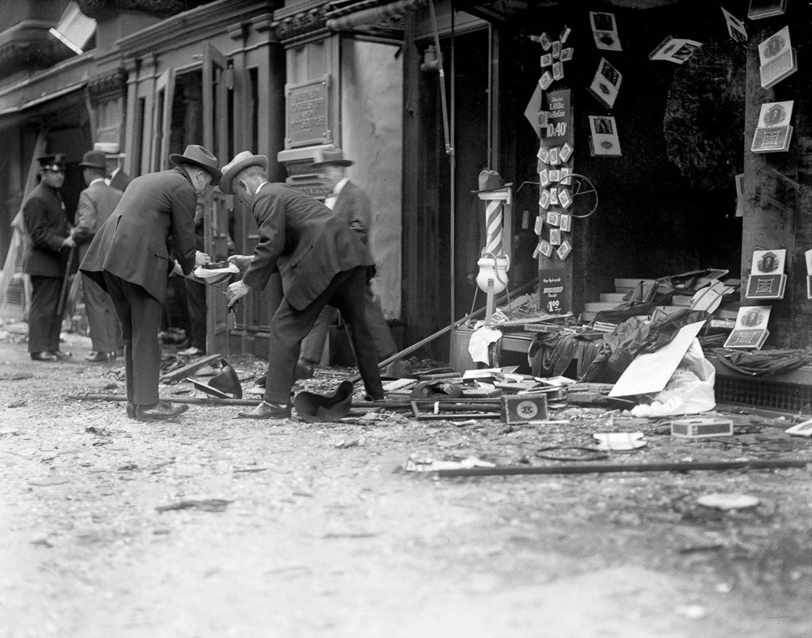 Investigators soon focused on radical groups opposed to U.S. financial and governmental institutions and known to use bombs as a means of violent reprisal.