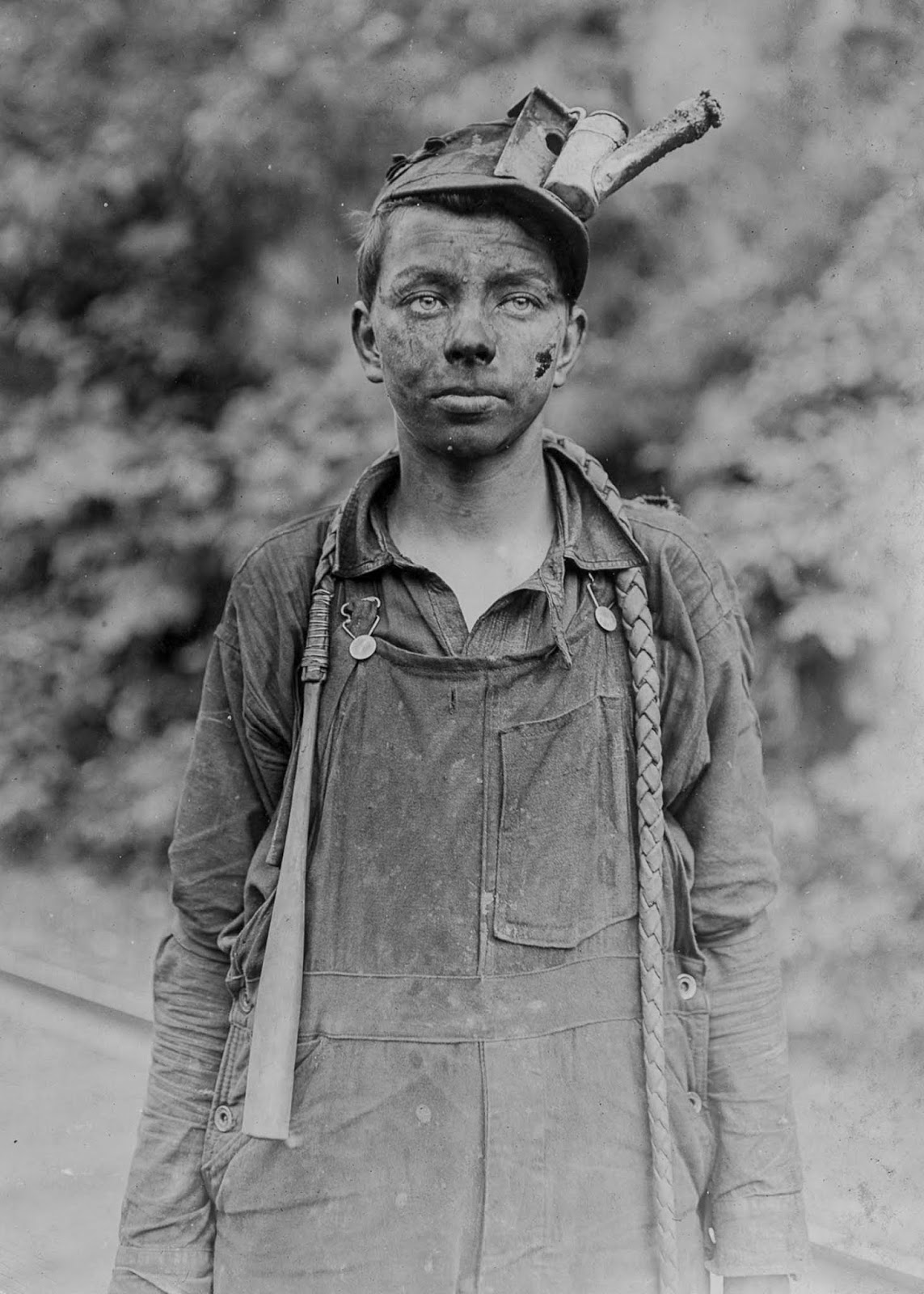A young driver at Brown Mine in West Virginia. 1908.