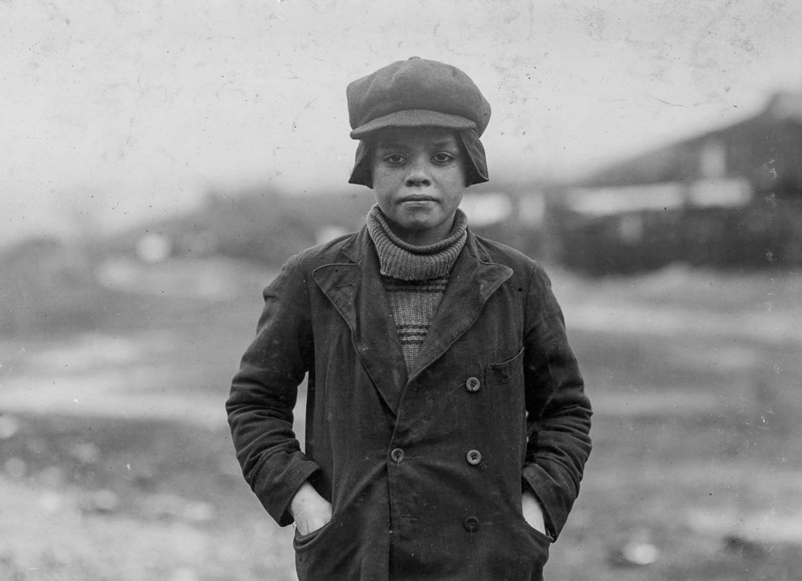 Mine worker Angelo Ross, who claims to be 13, but is likely younger. 1911.