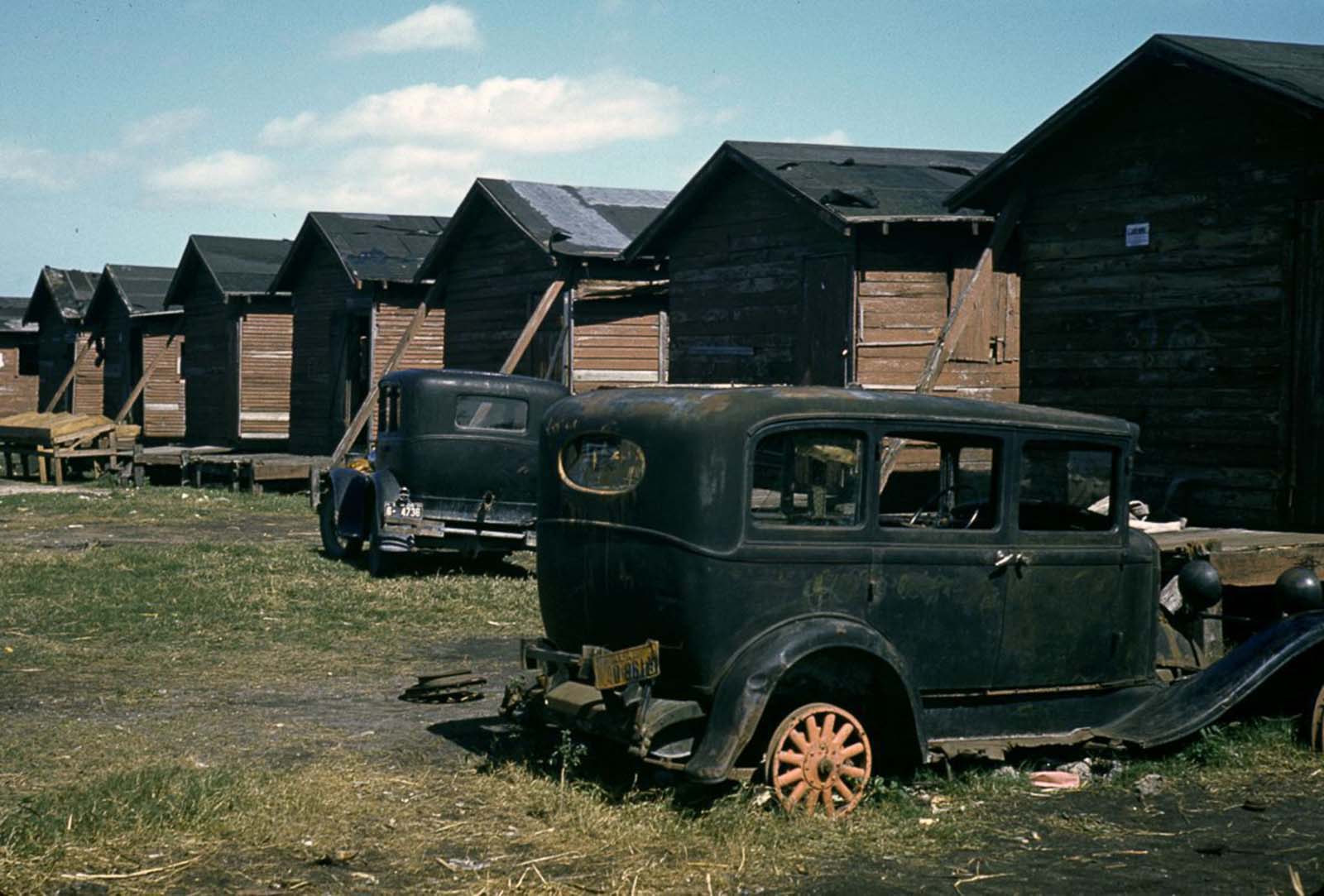 Condemned housing for migrant workers in Belle Glade, Florida. 1941.