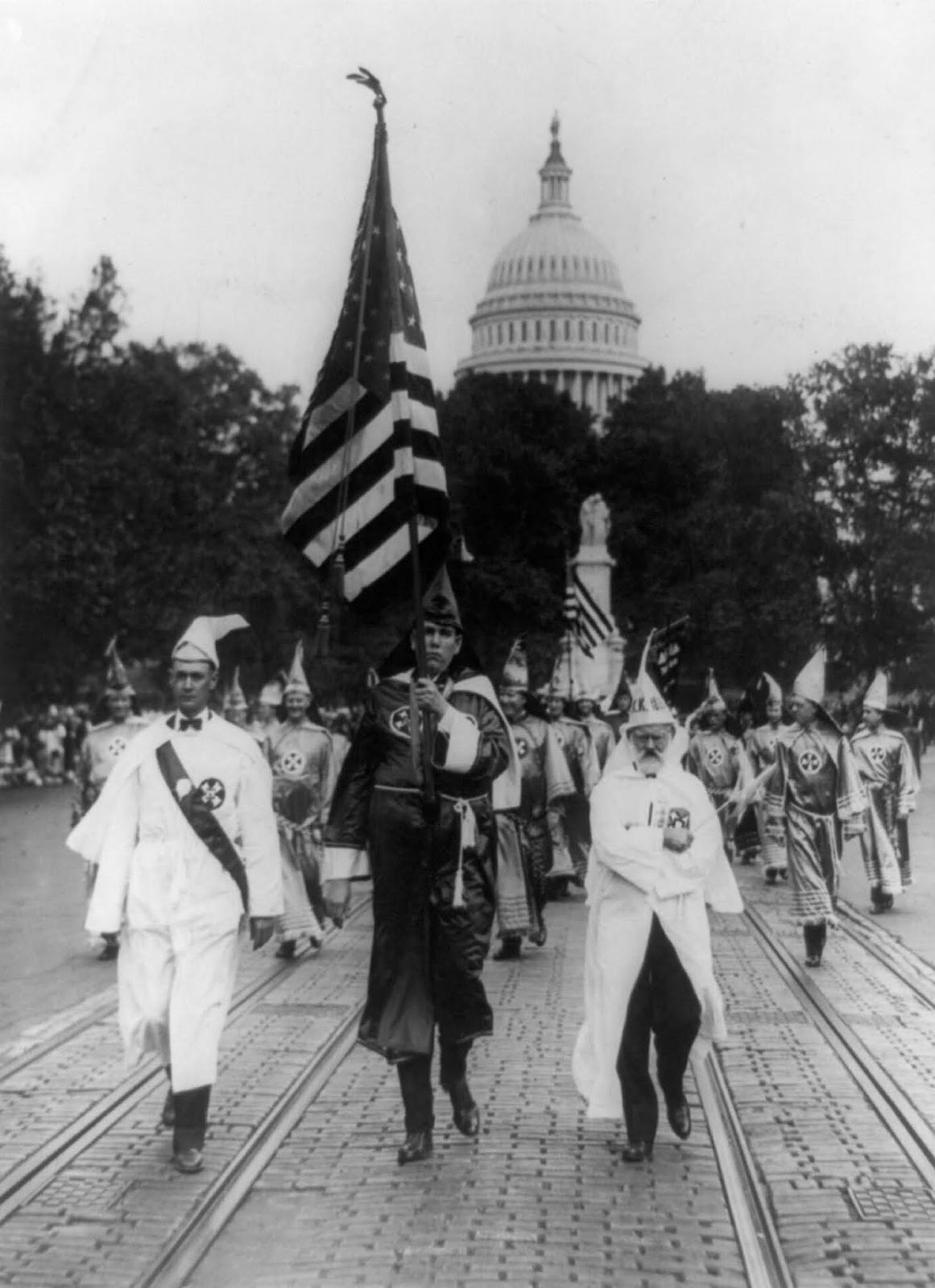In the early 1920s, the Ku Klux Klan was at the peak of its membership, numbering 3 million strong.