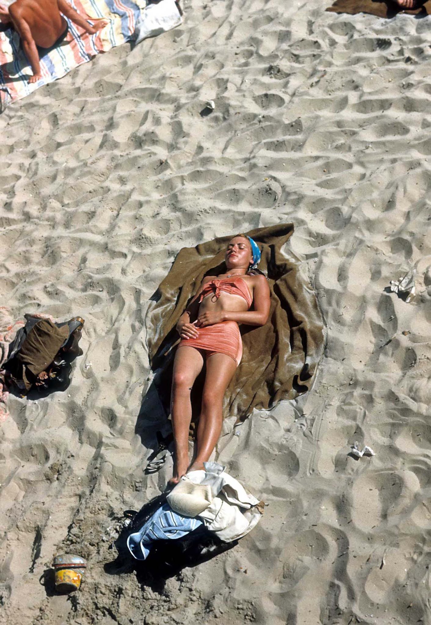 coney island old color images