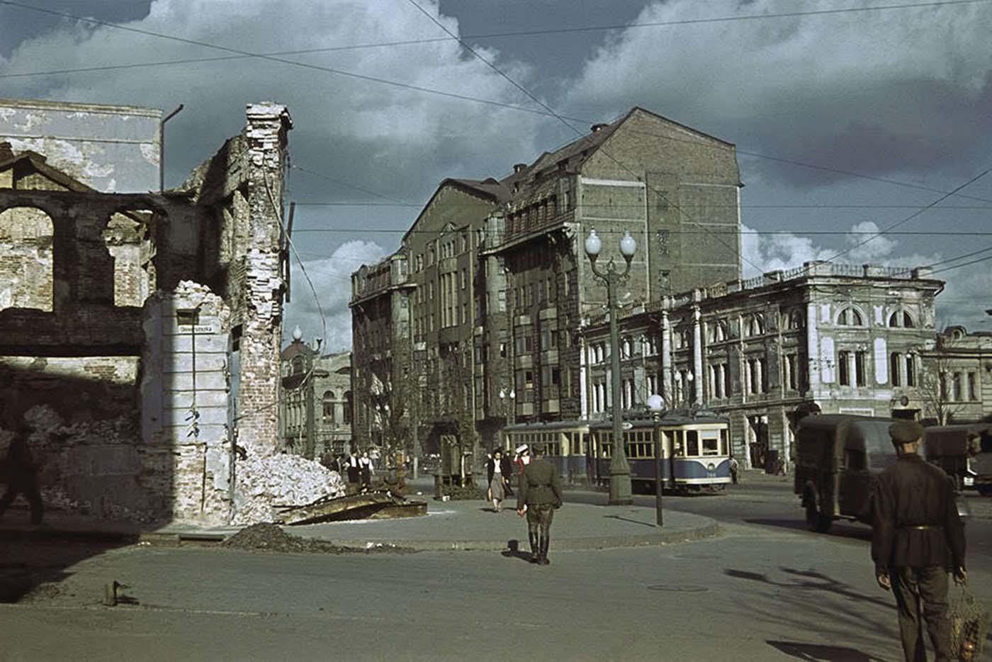 Street view in Kharkov.