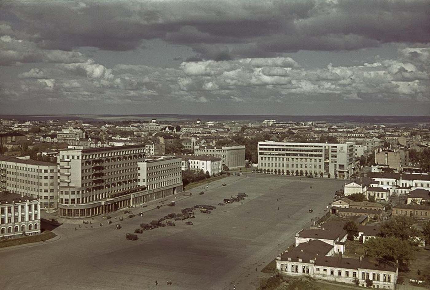 View of Kharkov, Ukraine, Oct-Nov 1941.