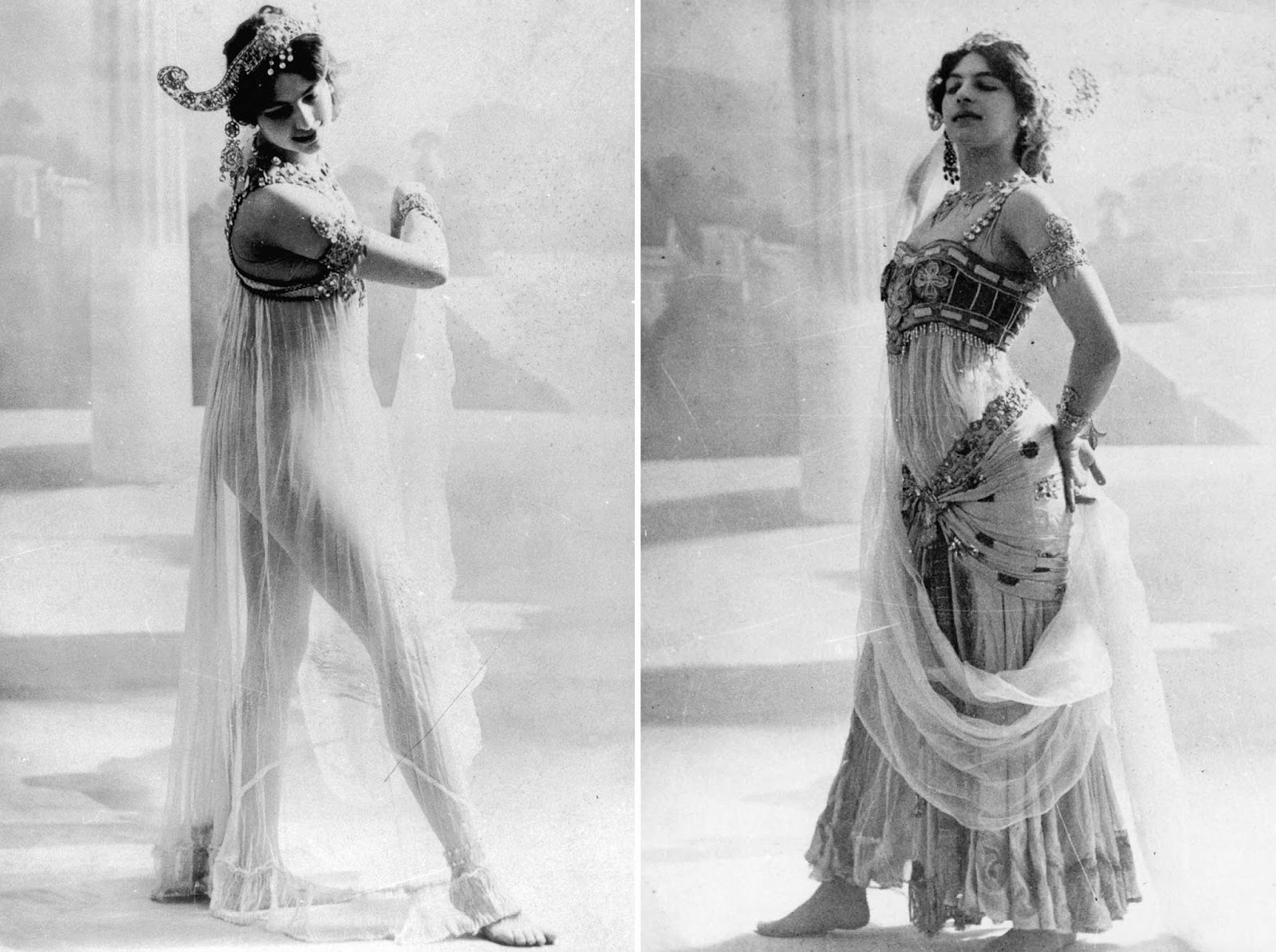 By 1905, Mata Hari began to win fame as an exotic dancer.