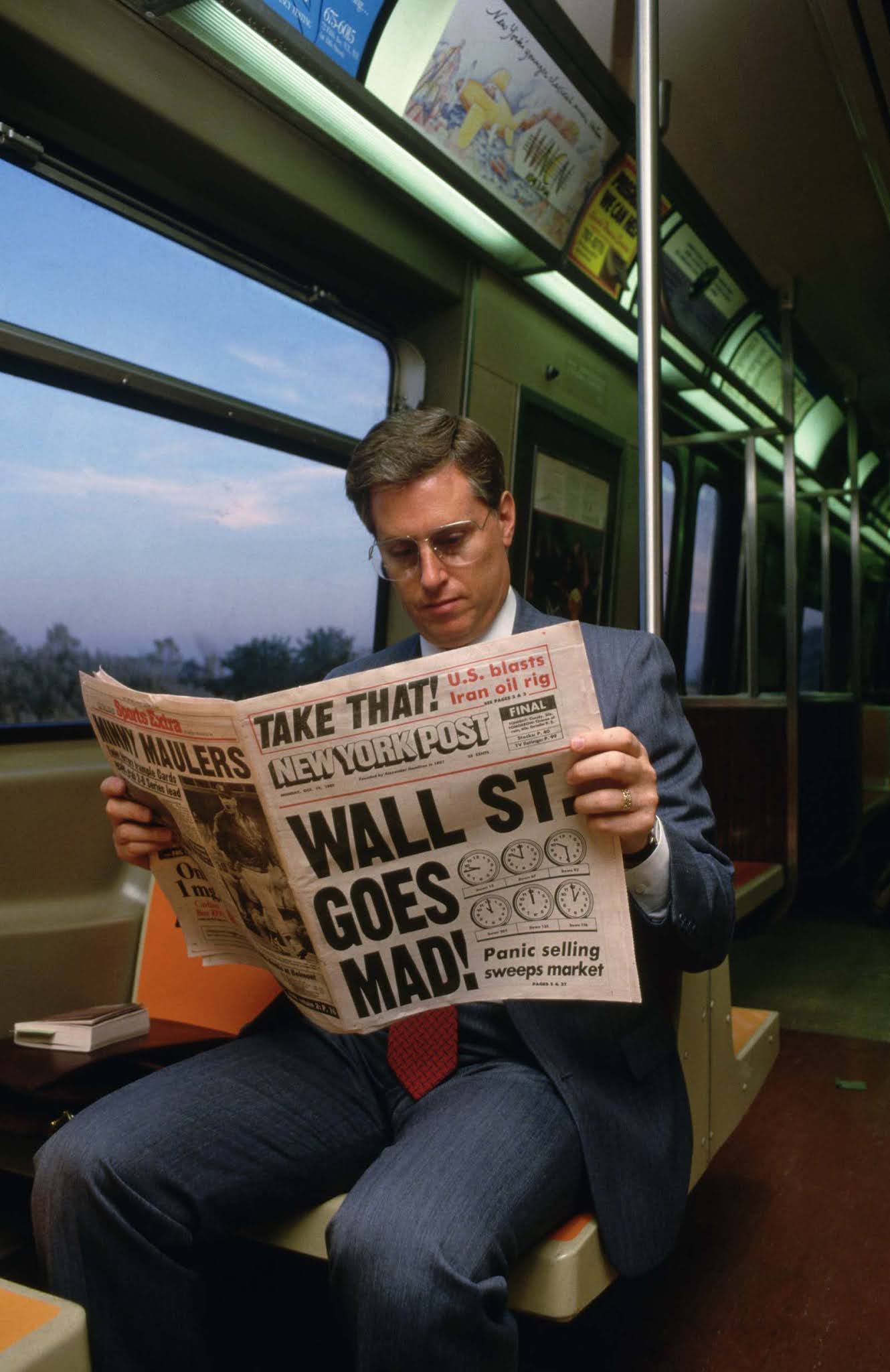 black Monday 1987 photographs
