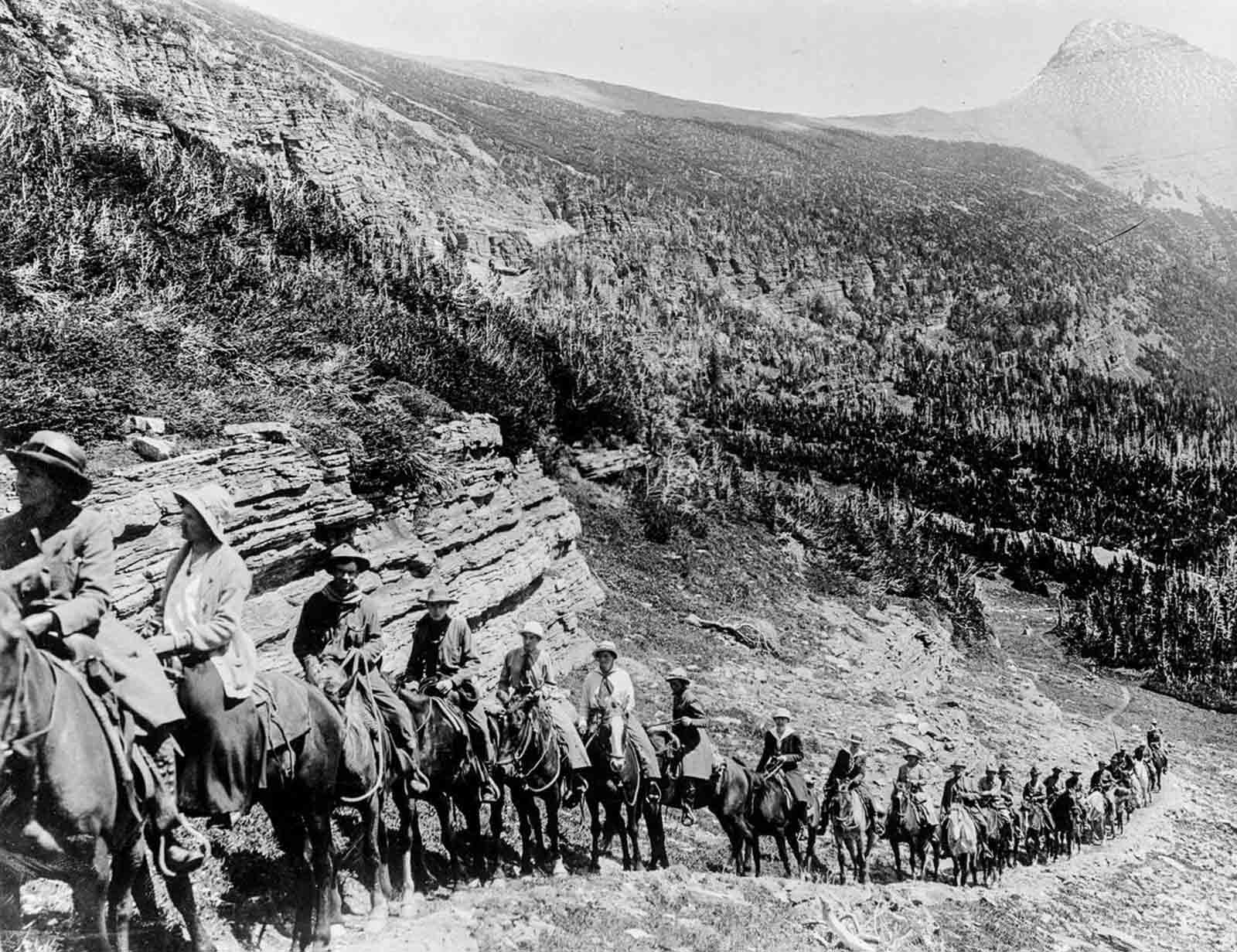 early visitors america national parks photographs