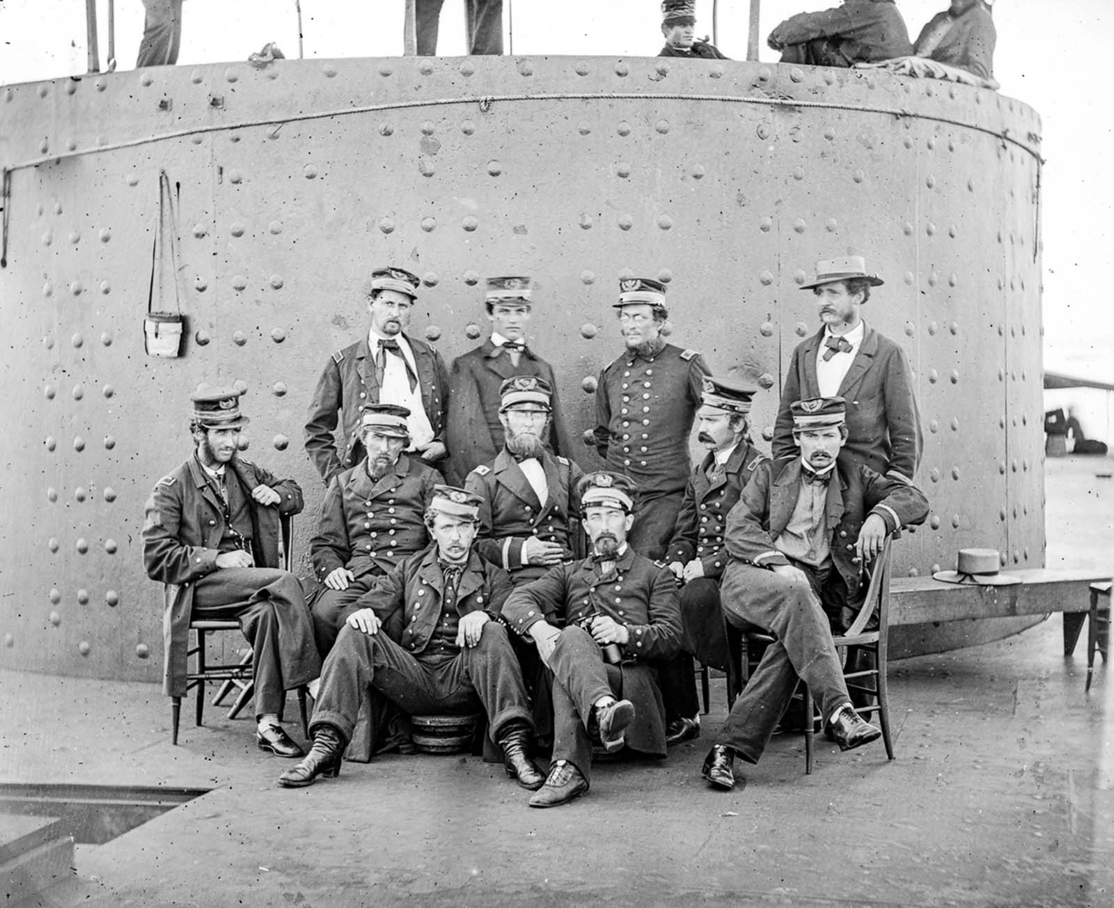 ironclad ships civil war photographs