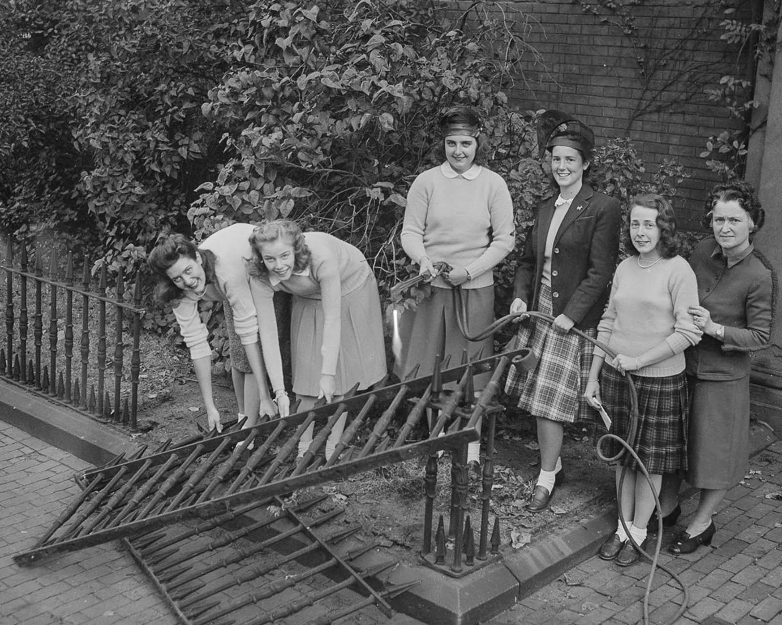 scrap metal drive world war two