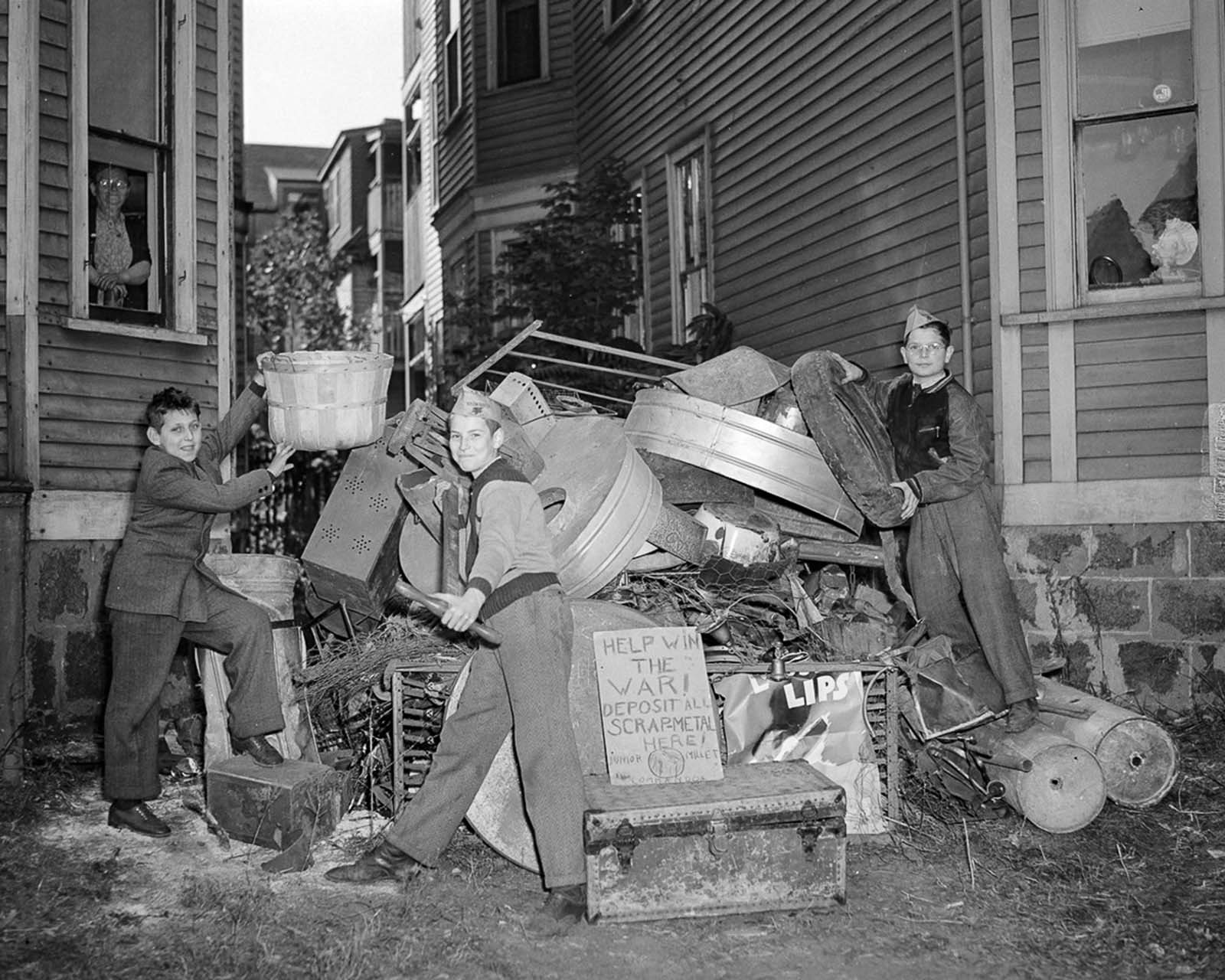scrap metal drive world war two