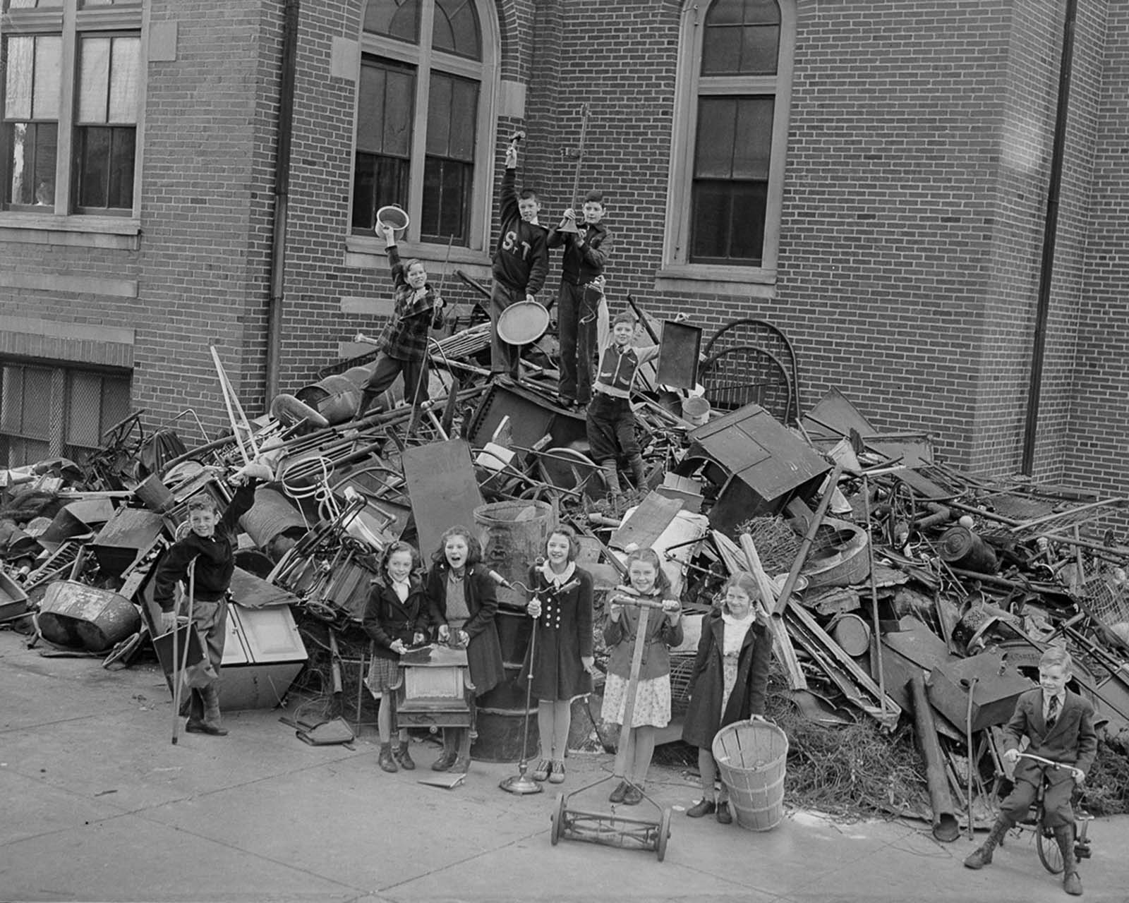scrap metal drive world war two