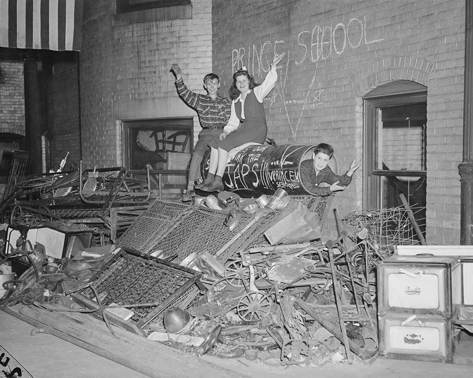 scrap metal drive world war two