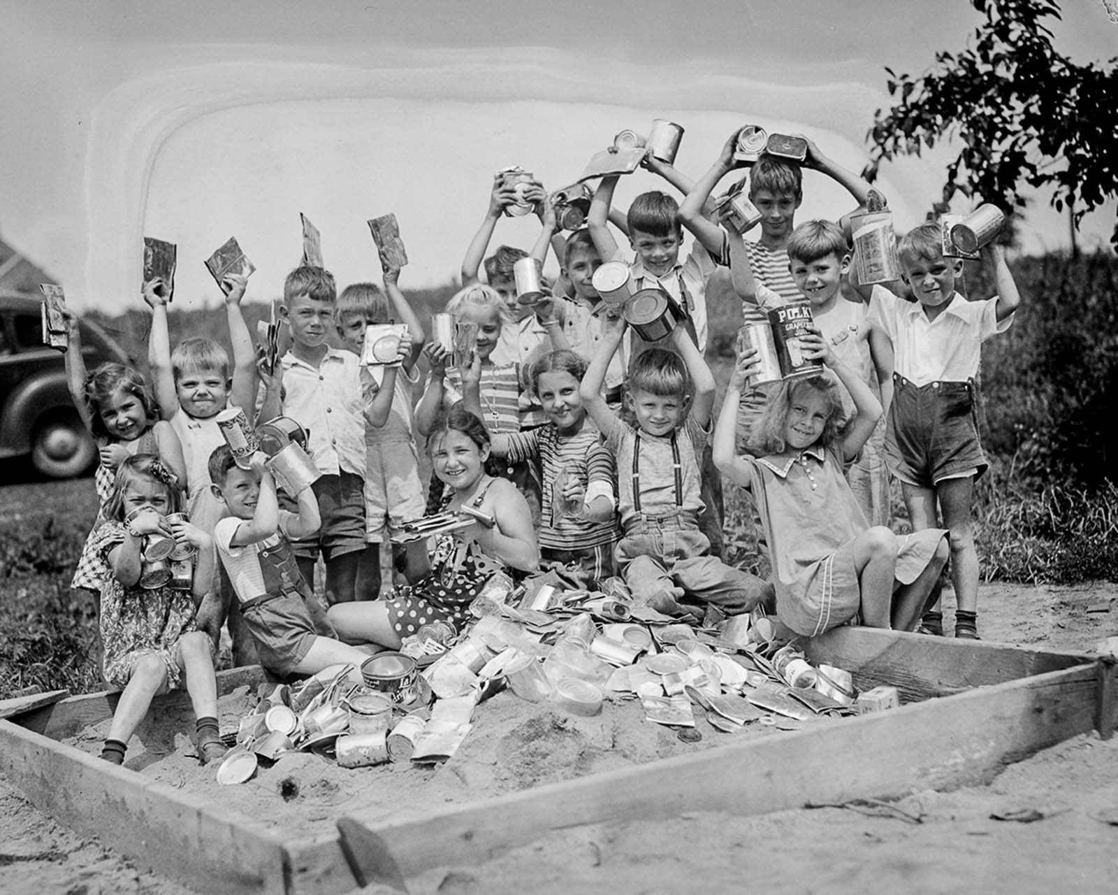 scrap metal drive world war two
