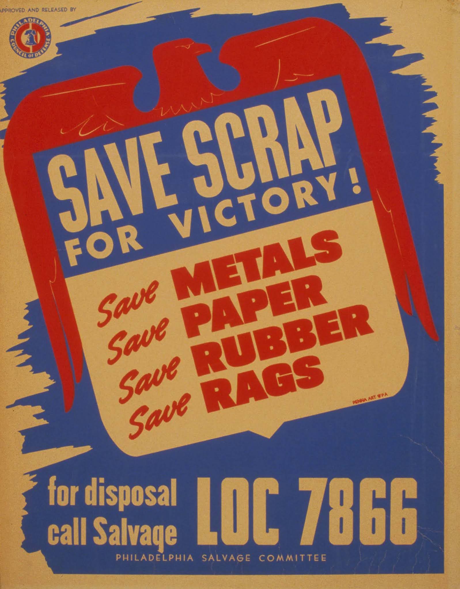 scrap metal drive world war two