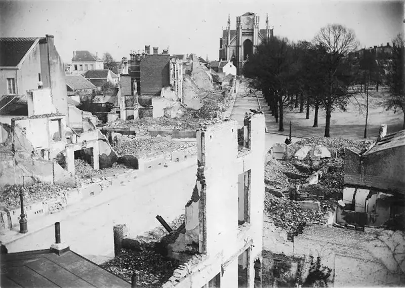 leuven destruction photos first world war