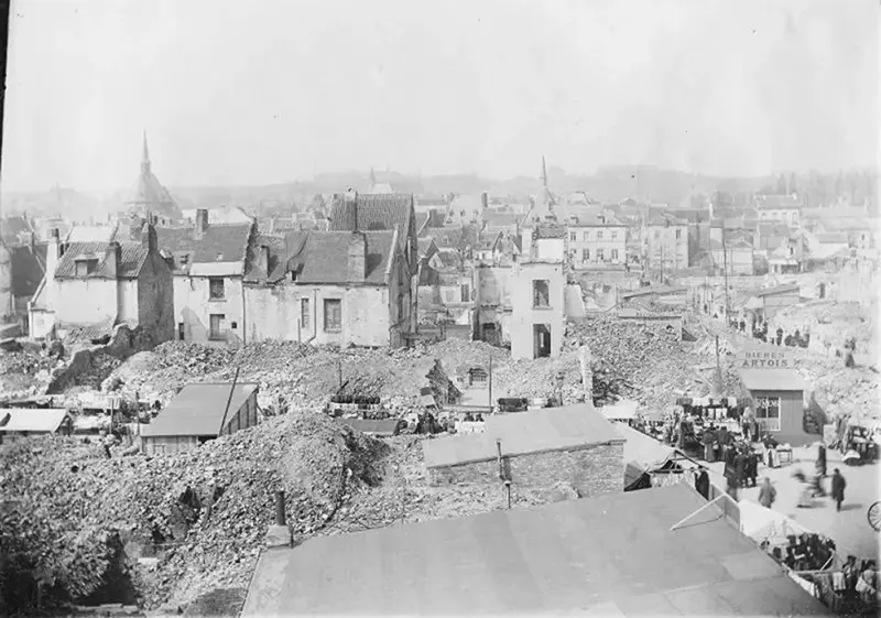 leuven destruction photos first world war