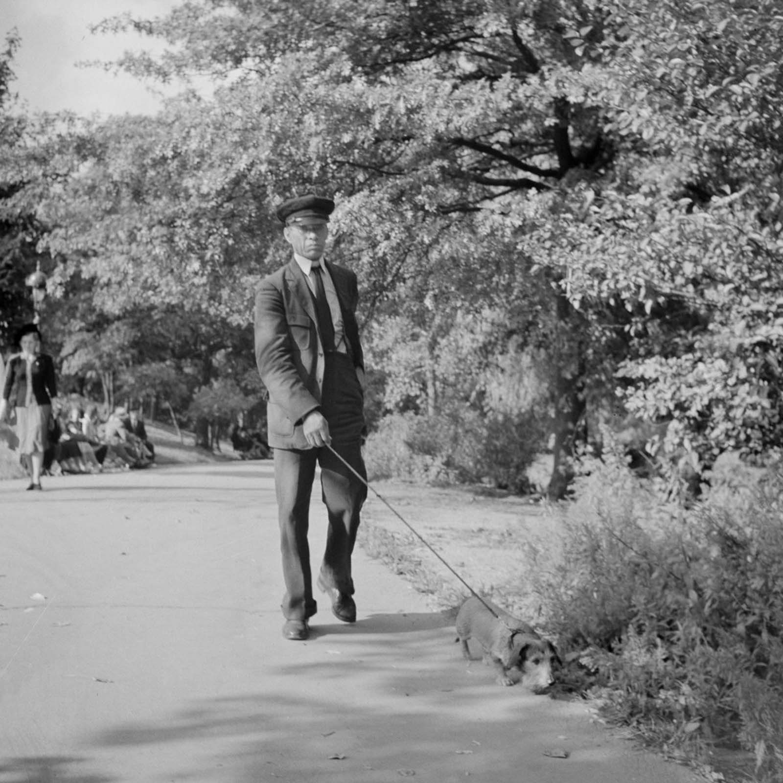 central park photos 1940s