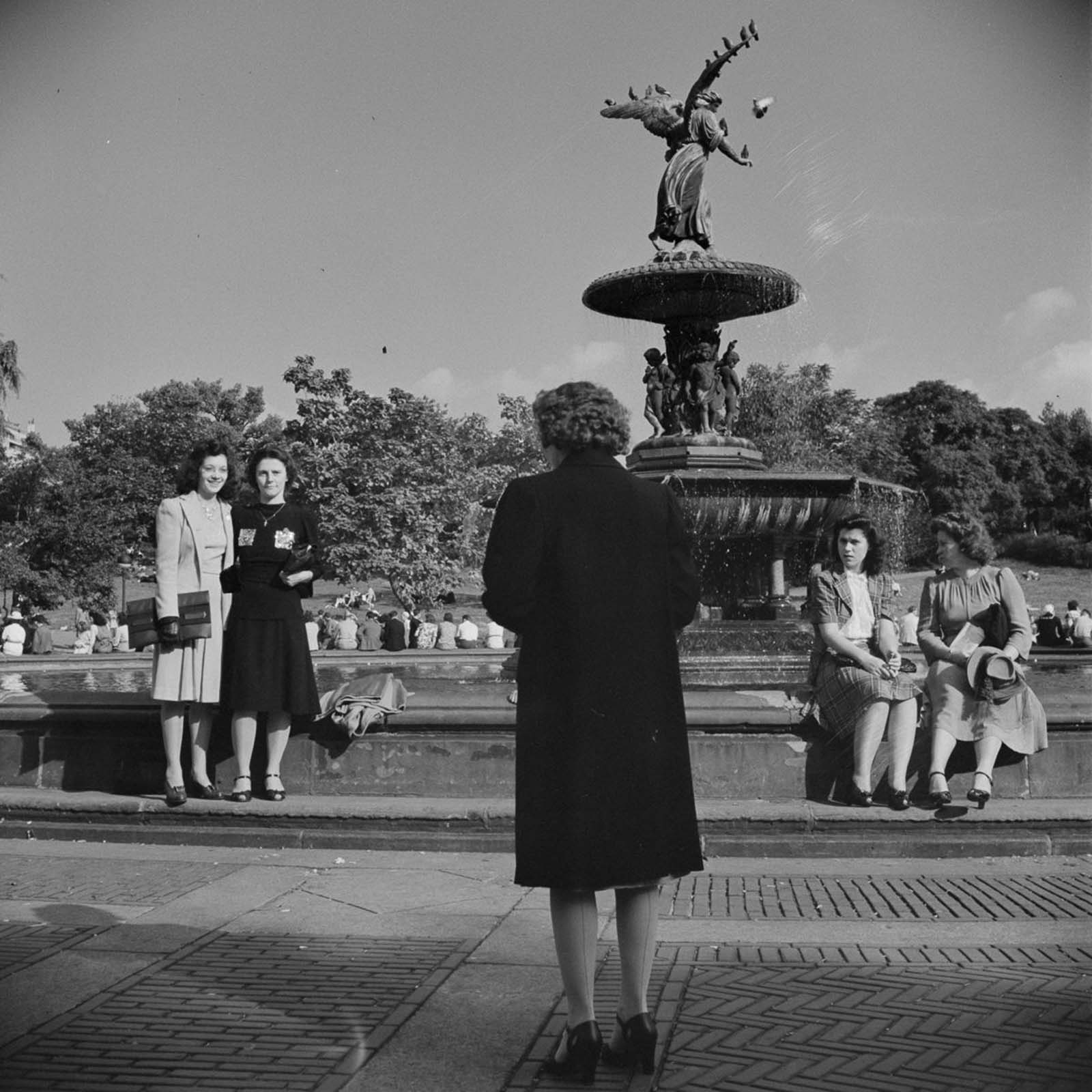 central park photos 1940s
