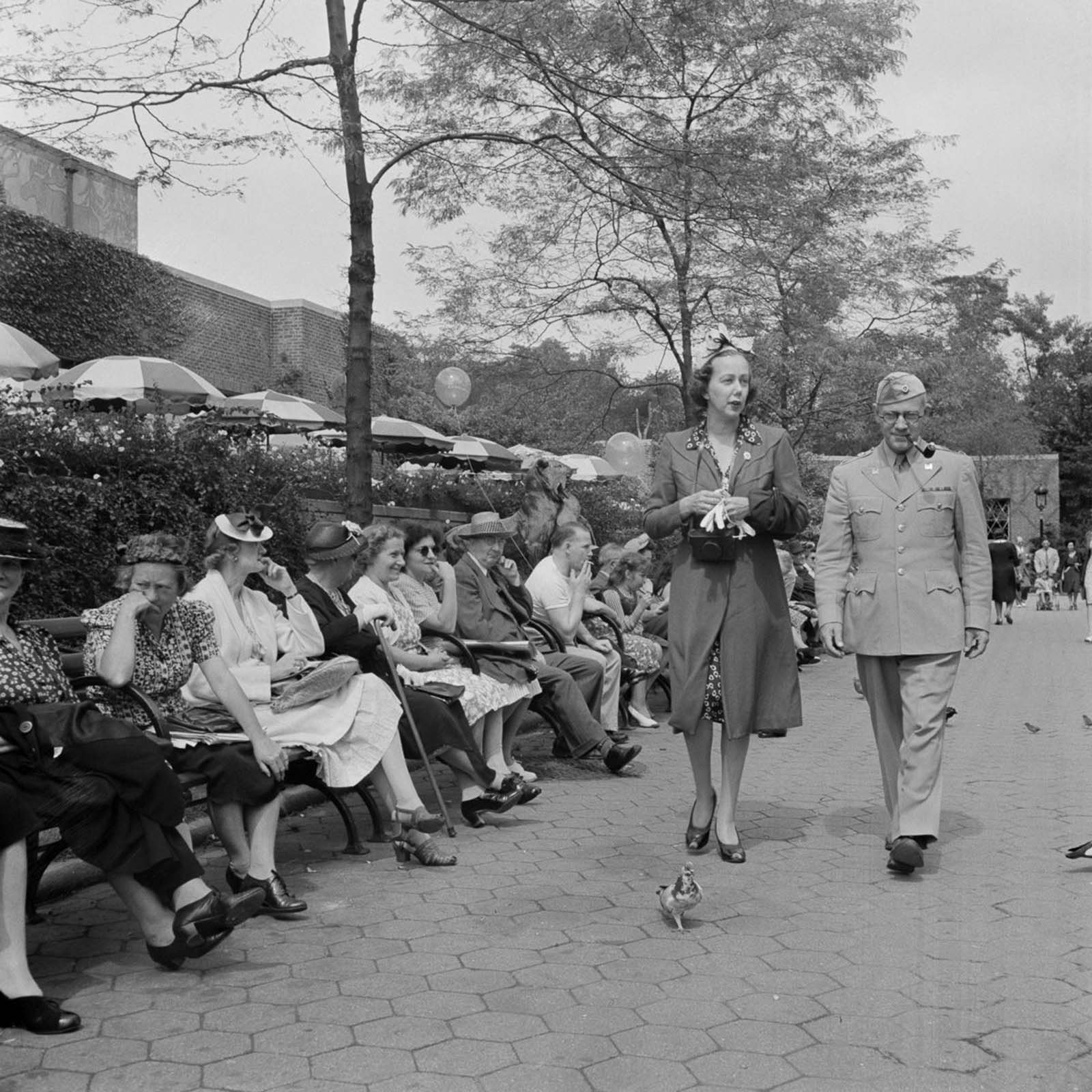 central park photos 1940s