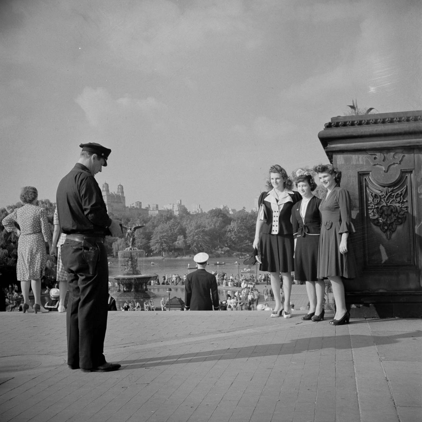 central park photos 1940s