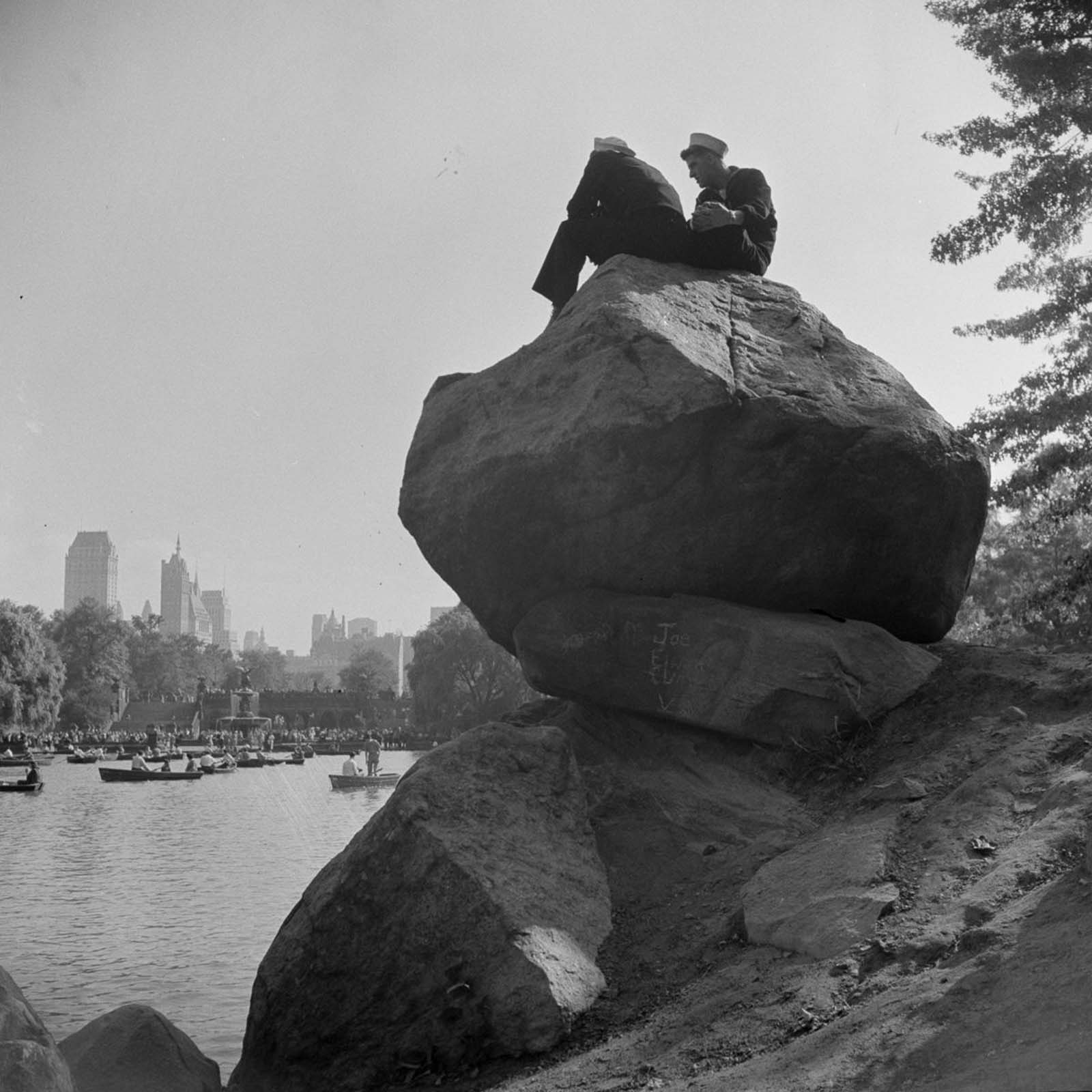 central park photos 1940s