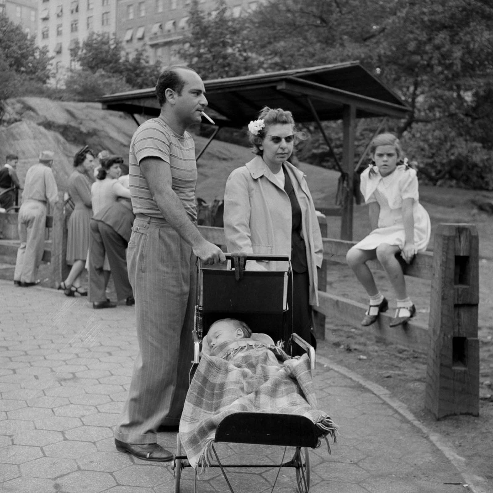 central park photos 1940s