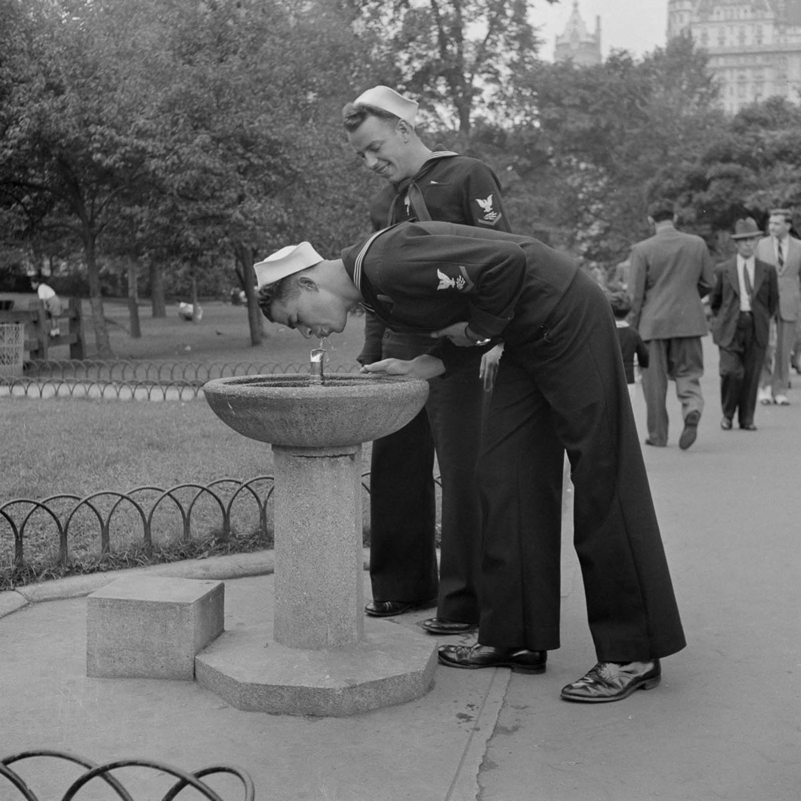 central park photos 1940s